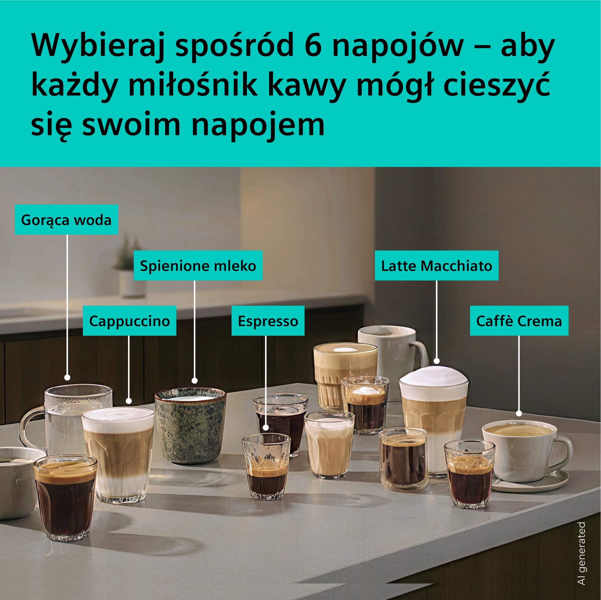 Siemens EQ500 iAroma, w pełni automatyczny ekspres do kawy ze zintegrowanym młynkiem, dotykowe sterowanie dla 6 napojów i szybka personalizacja, łatwe czyszczenie, czarny, TP551E07
