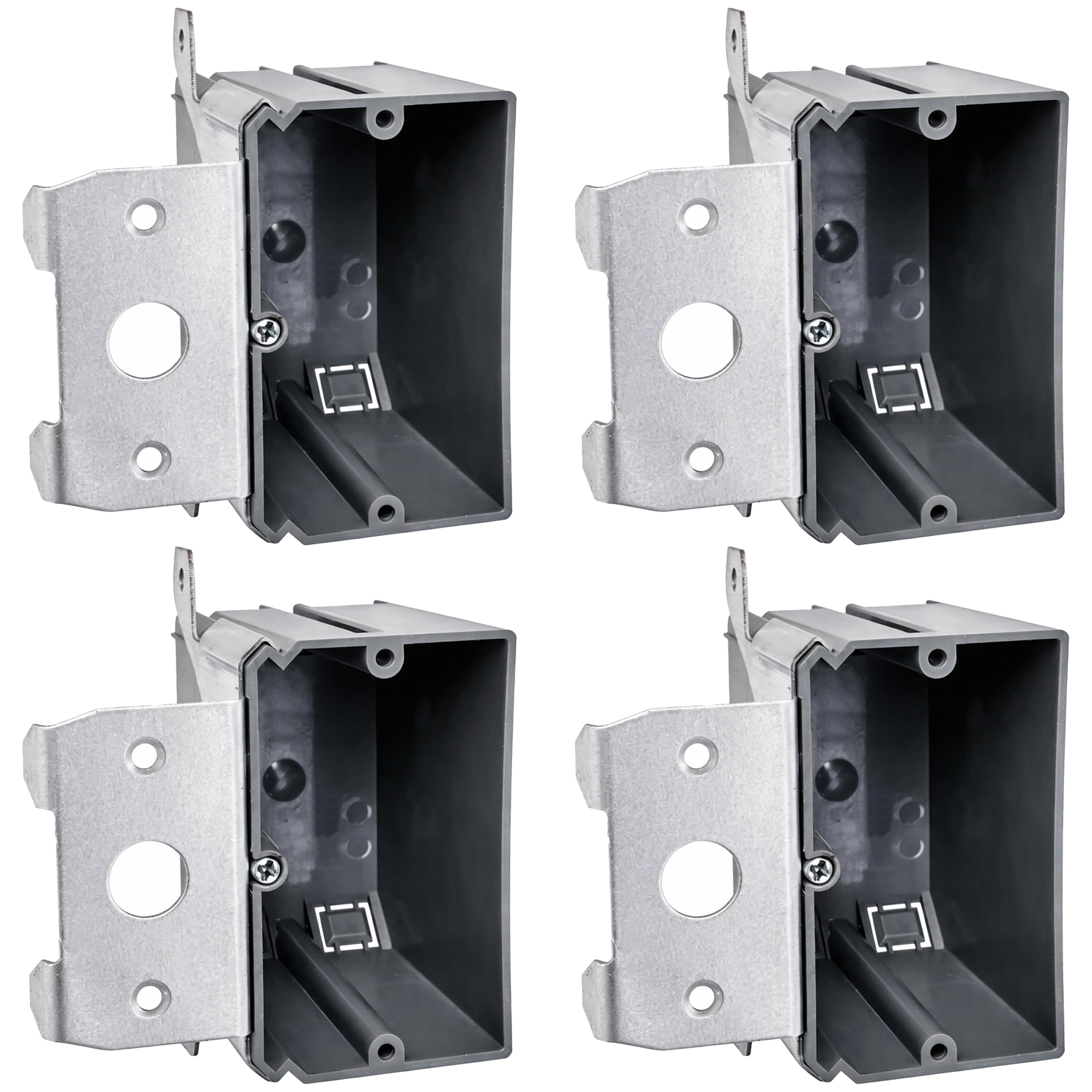PVC Electrical Outlet Box - 10 Pack, Fire Rated -8 PVC Electrical Outlet Box - 10 Pack, Fire Rated -8