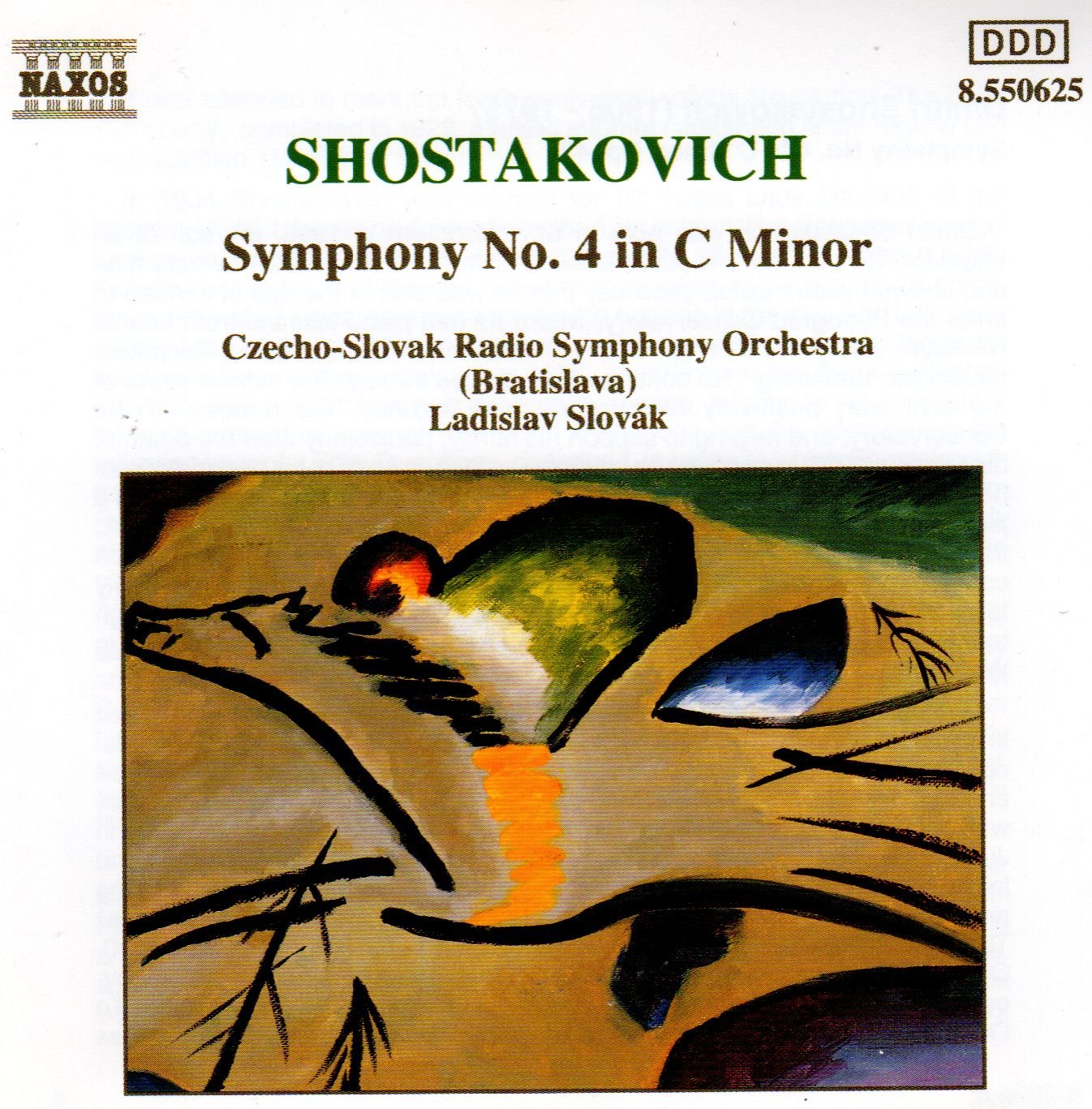 Symphony 4 [Audio CD] Shostakovich and Ladislav Slovak