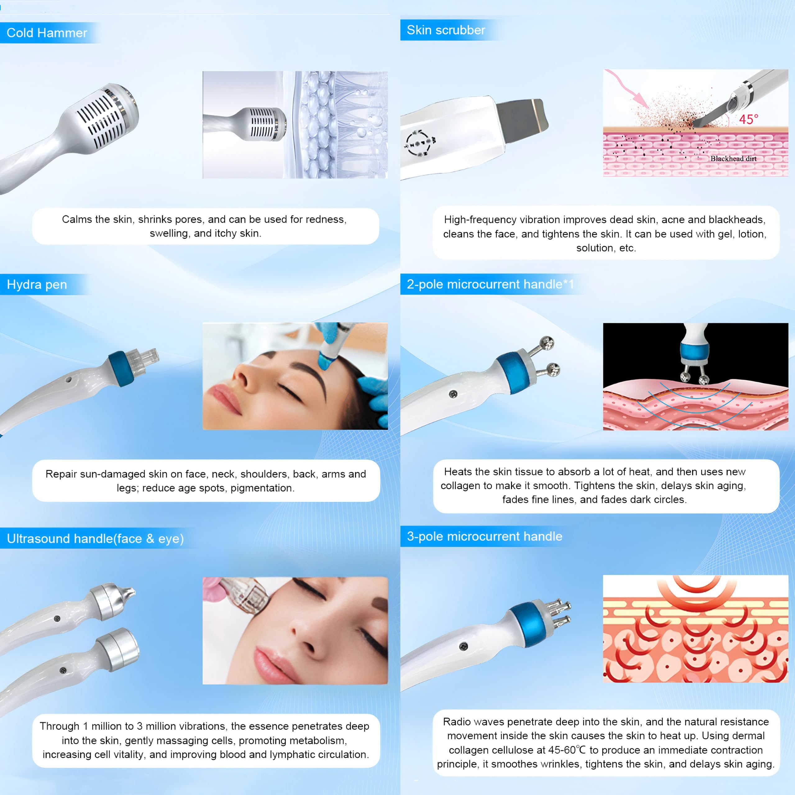 14-in-1-Hydra-Dermabrasionsgerät | Diamant-Peeling,Hydra-Wasserstrahl-Gesichtsbehandlung, Mikrodermabrasion,Gesichtsreinigung und Hydro-Facial-Schönheitsgerät