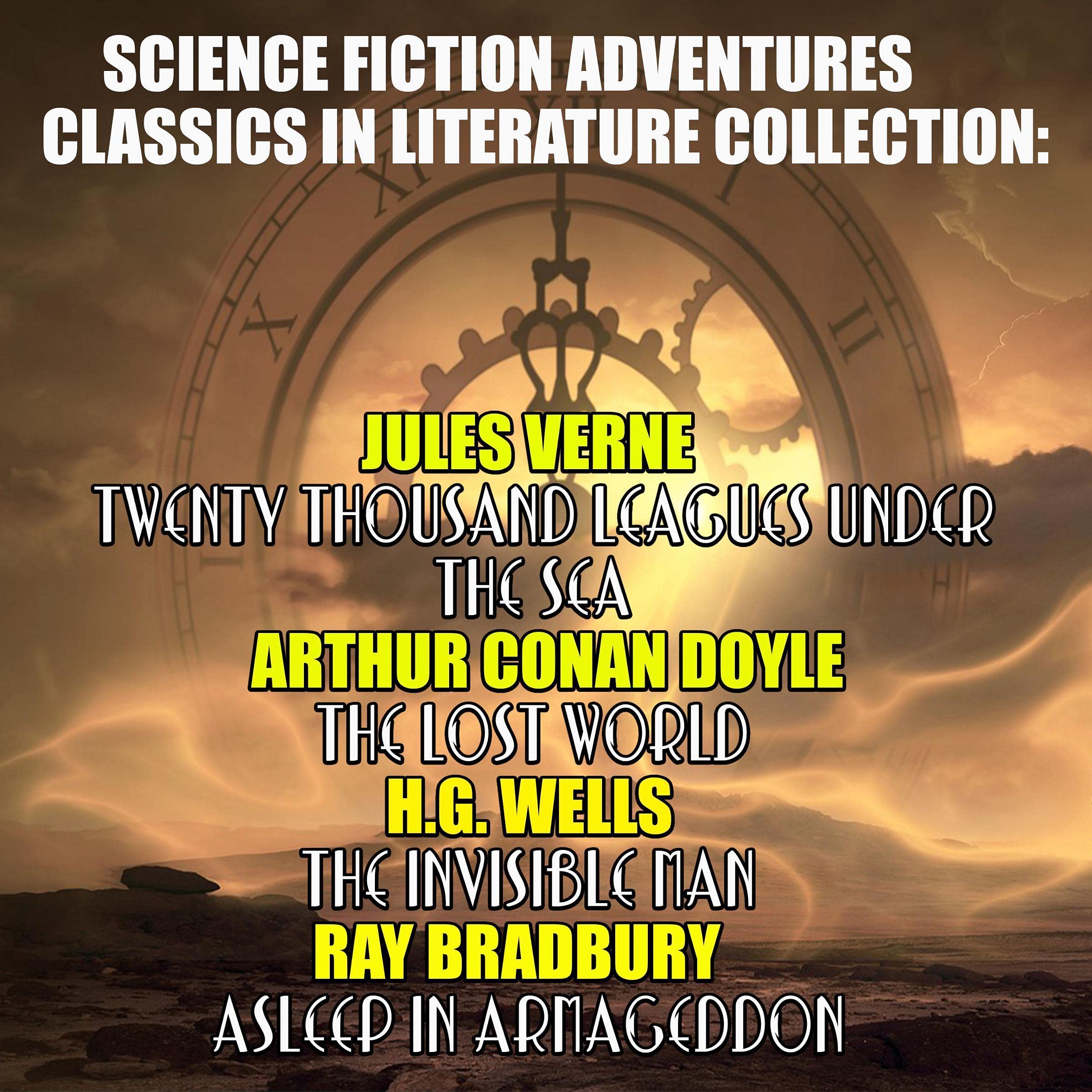 Cover art for Science Fiction Adventures Classics in Literature Collection
