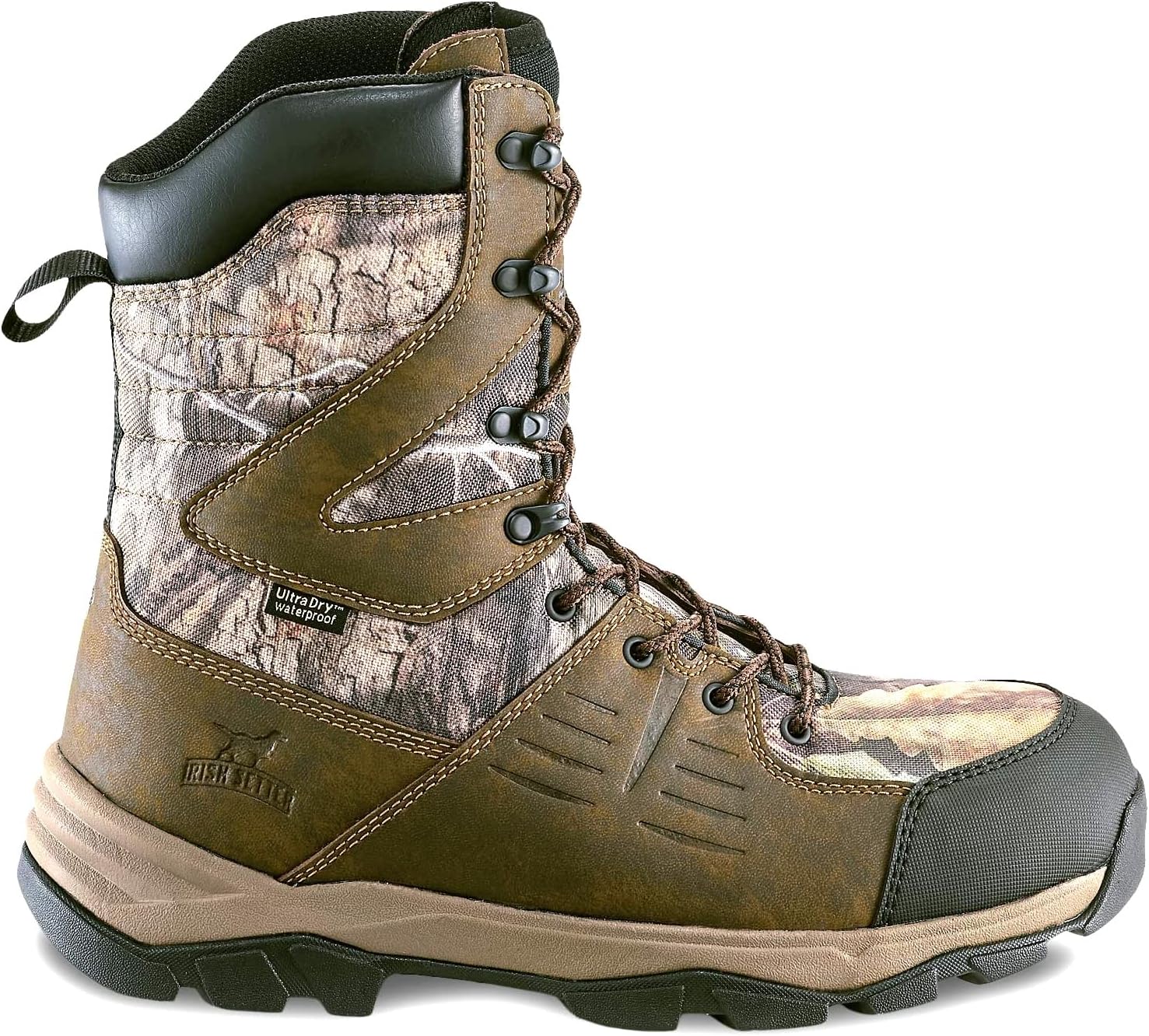 Irish Setter, Terrain, Men’s, 10", Waterproof, Insulated 1200g, Hunting Boot, Mossy Oak Country DNA