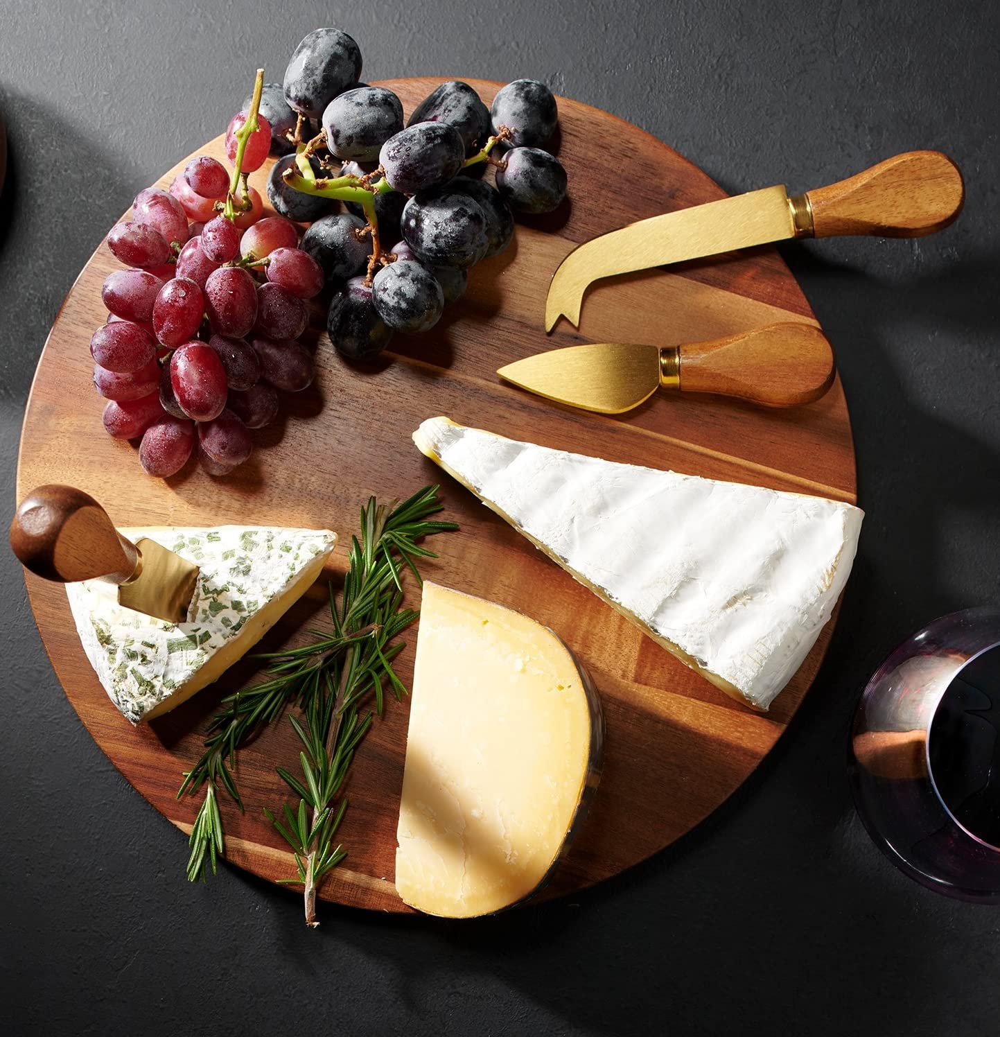 Amazon.com | Godinger Cheese Board and Knife Set, Charcuterie