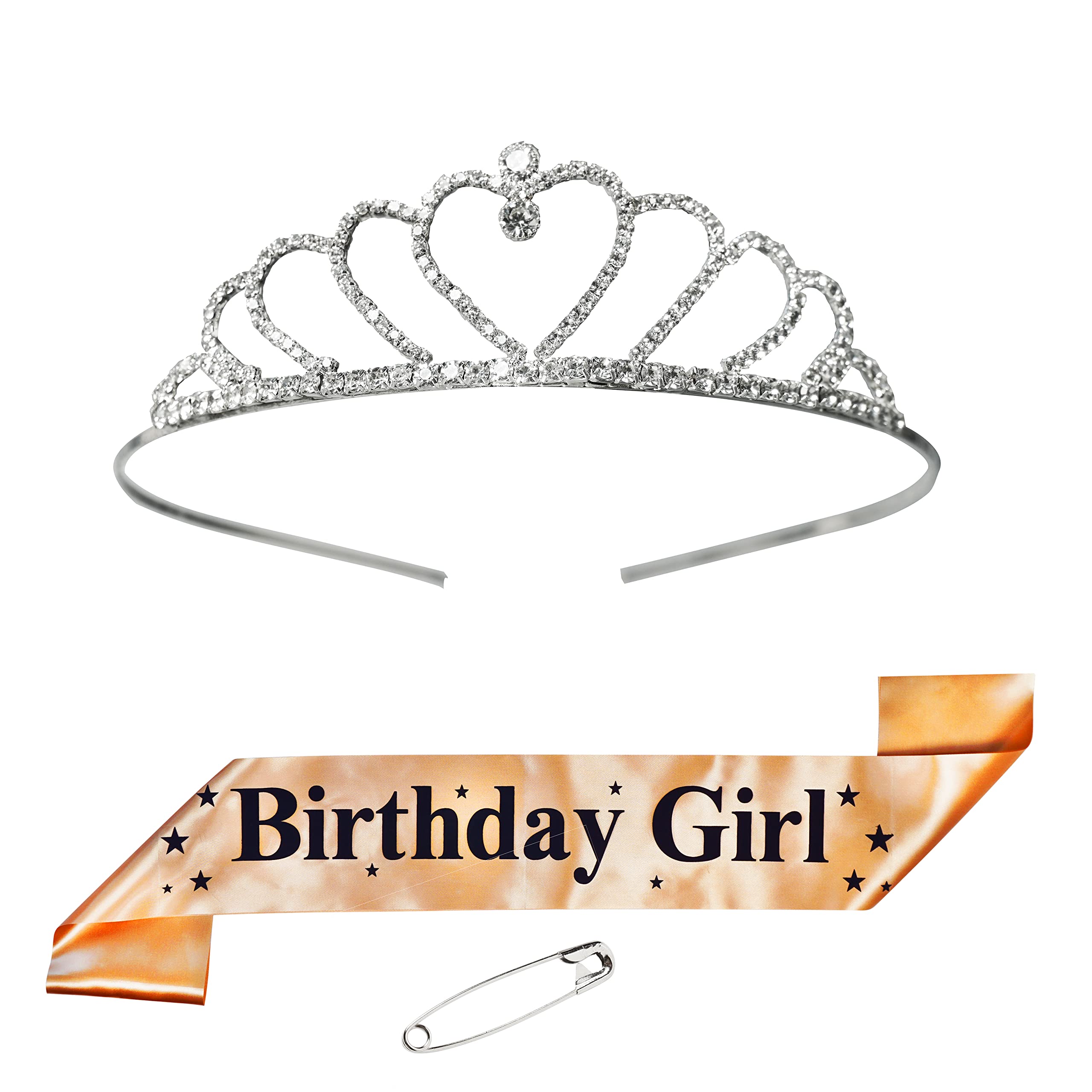 See full amazon price history chart for Decofy Birthday Girl Sash And Crown For Girls & Women - Set of 3 (With Pin) Sash And Tiara | Heart Crown For Birthday Girl | Gold Birthday Sash For Girls | Birthday Crown For Girls Decofy Birthday Girl Sash And Crown For Girls & Women - Set of 3 (With Pin) Sash And Tiara | Heart Crown For Birthday Girl | Gold Birthday Sash For Girls | Birthday Crown For Girls (B0CFYG78DB) Amazon Price History, Amazon Price Tracker