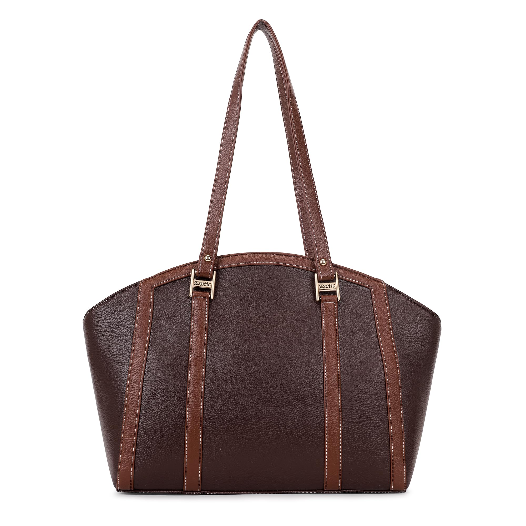 Shoulder Handbag for Women, Classic Fashion Design with Contrast Stitching-image-0