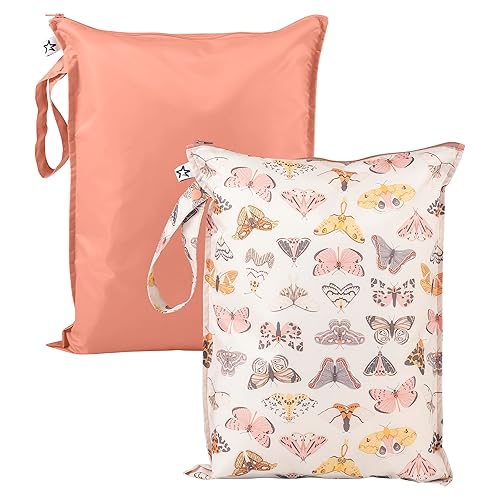 Tiny Twinkle - Bolsas impermeables y lavables para organización y almacenamiento para viajes, coches, guarderías, pañales de bebé, yoga, playa,