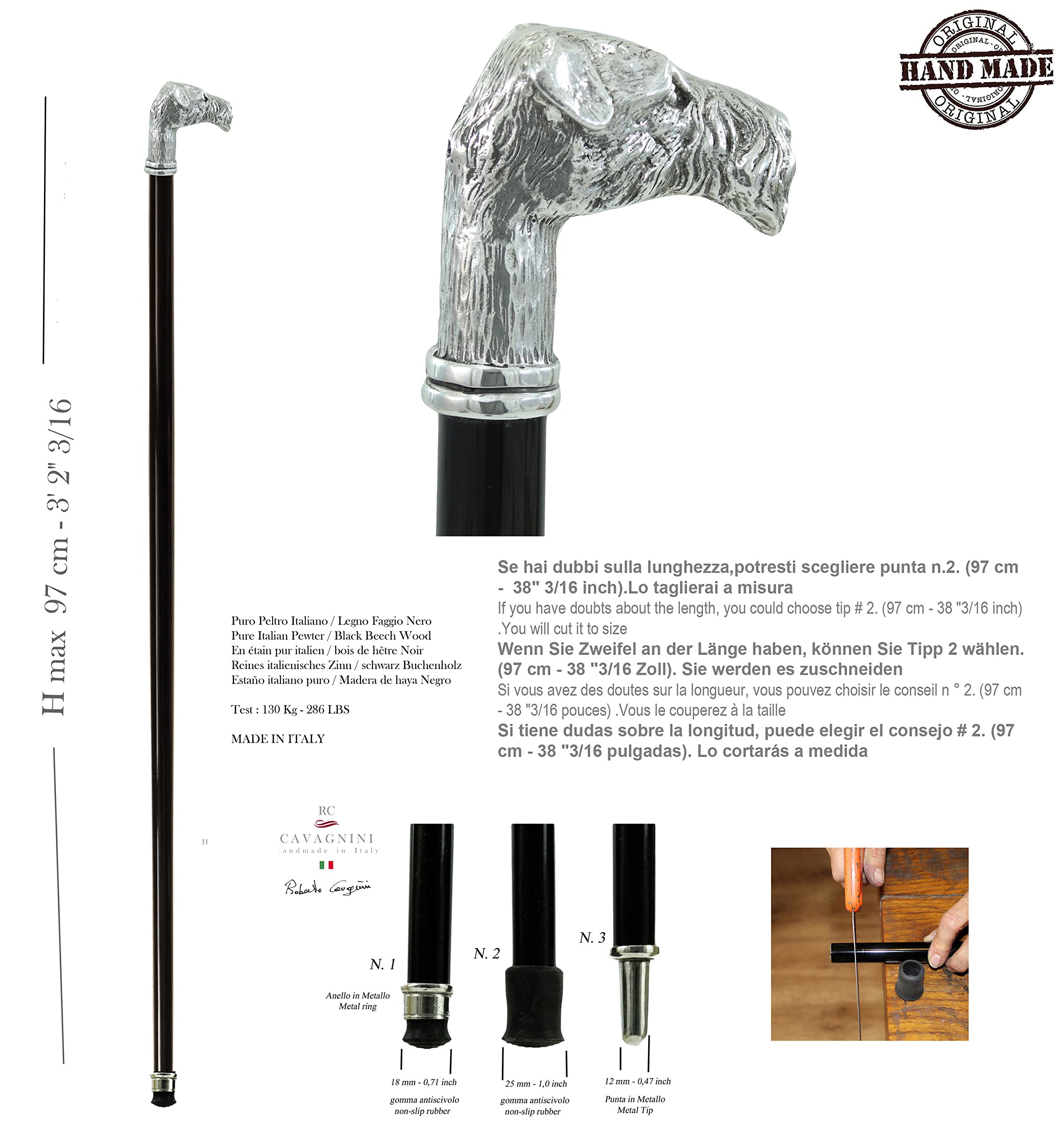 Bastón de Paseo Hombre Elegante, Haya Artesanal Personalizable, Novio - Bastón para Caminar.
