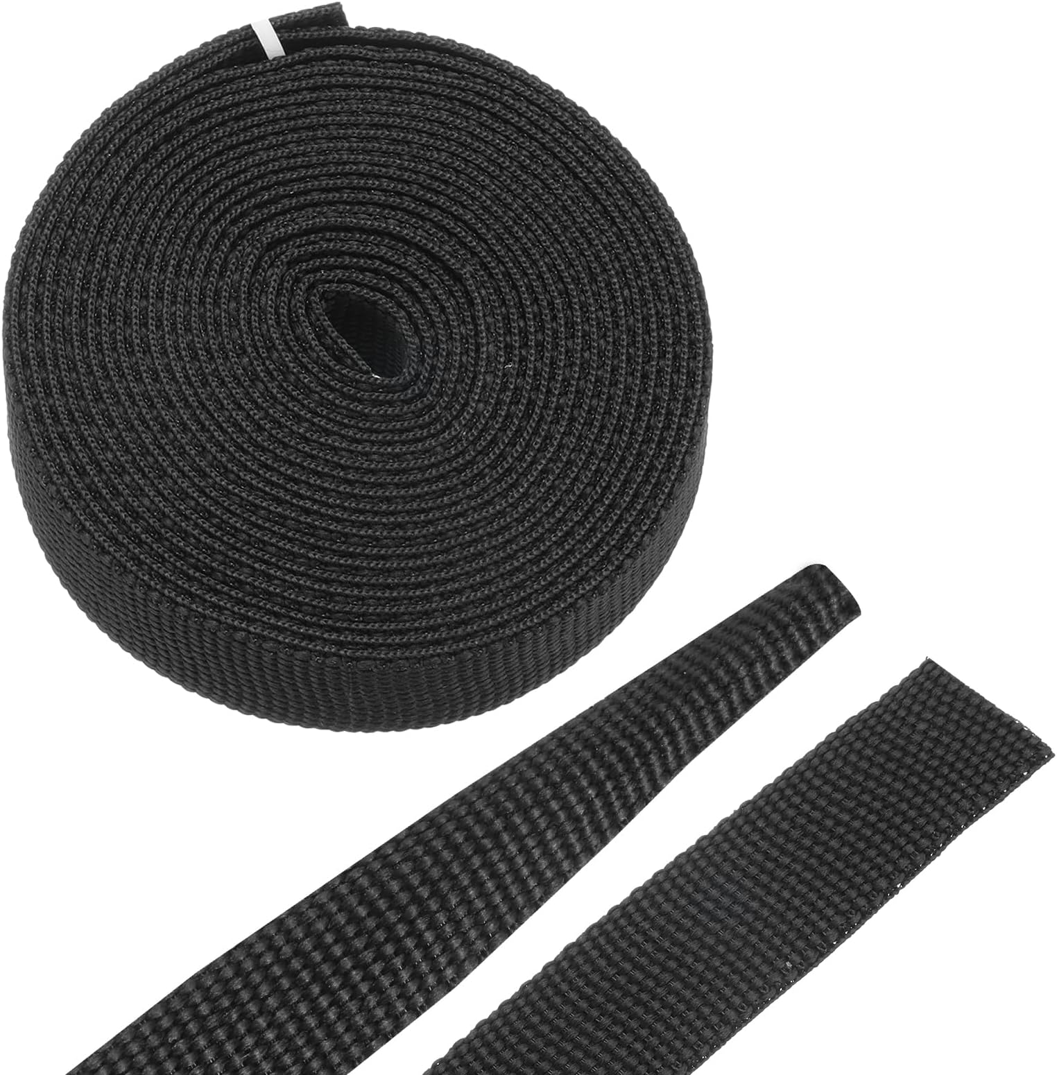 Plaited Cable Sleeves Heat Shrinkable Fabric Sleeving, 3/8" 10ft Black 2:1 Ratio Heat Shrinkable Cord Protector for Harness Cable, Network Cable Protection, Cable Management