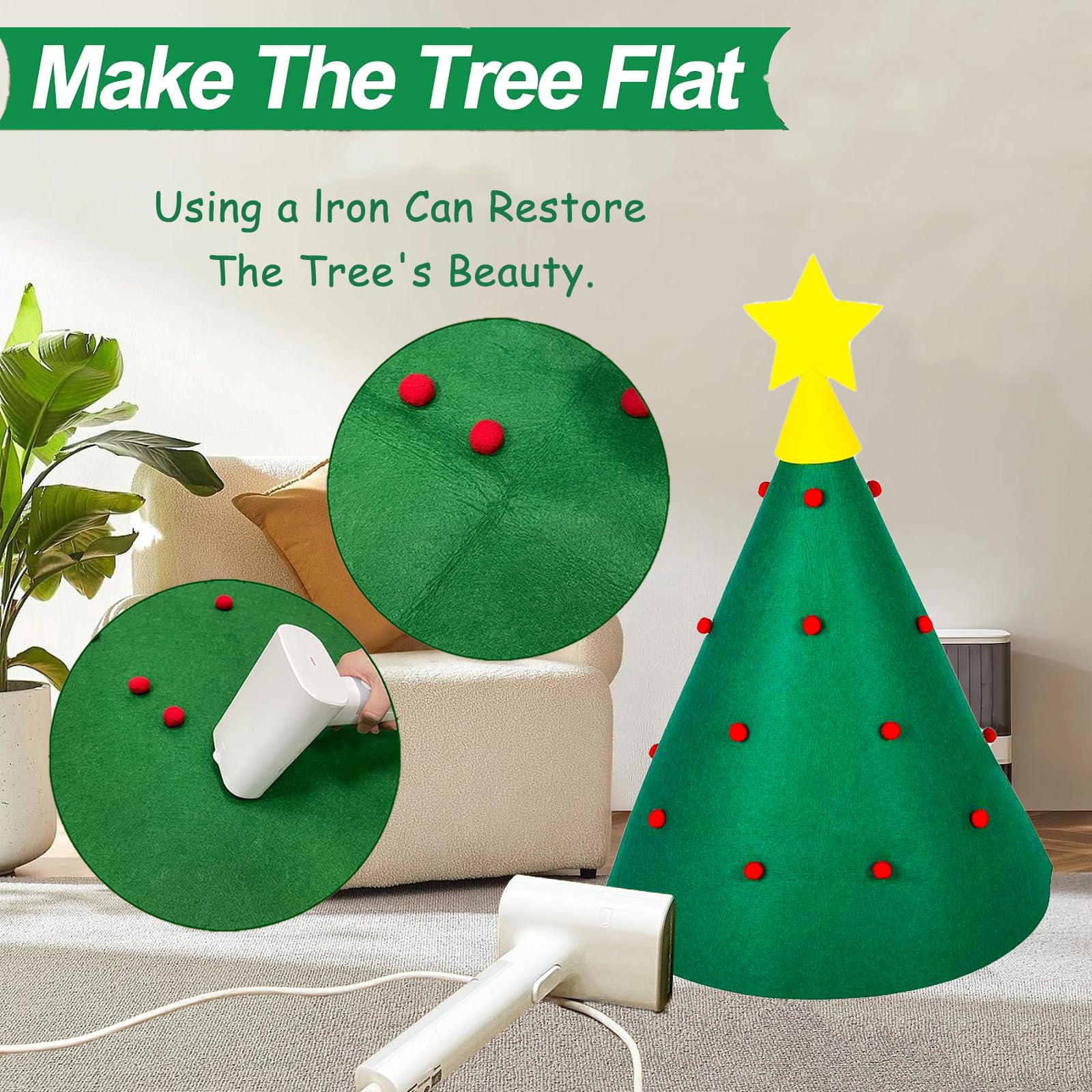 Albero di Natale in Feltro - Arte del Ricamo
