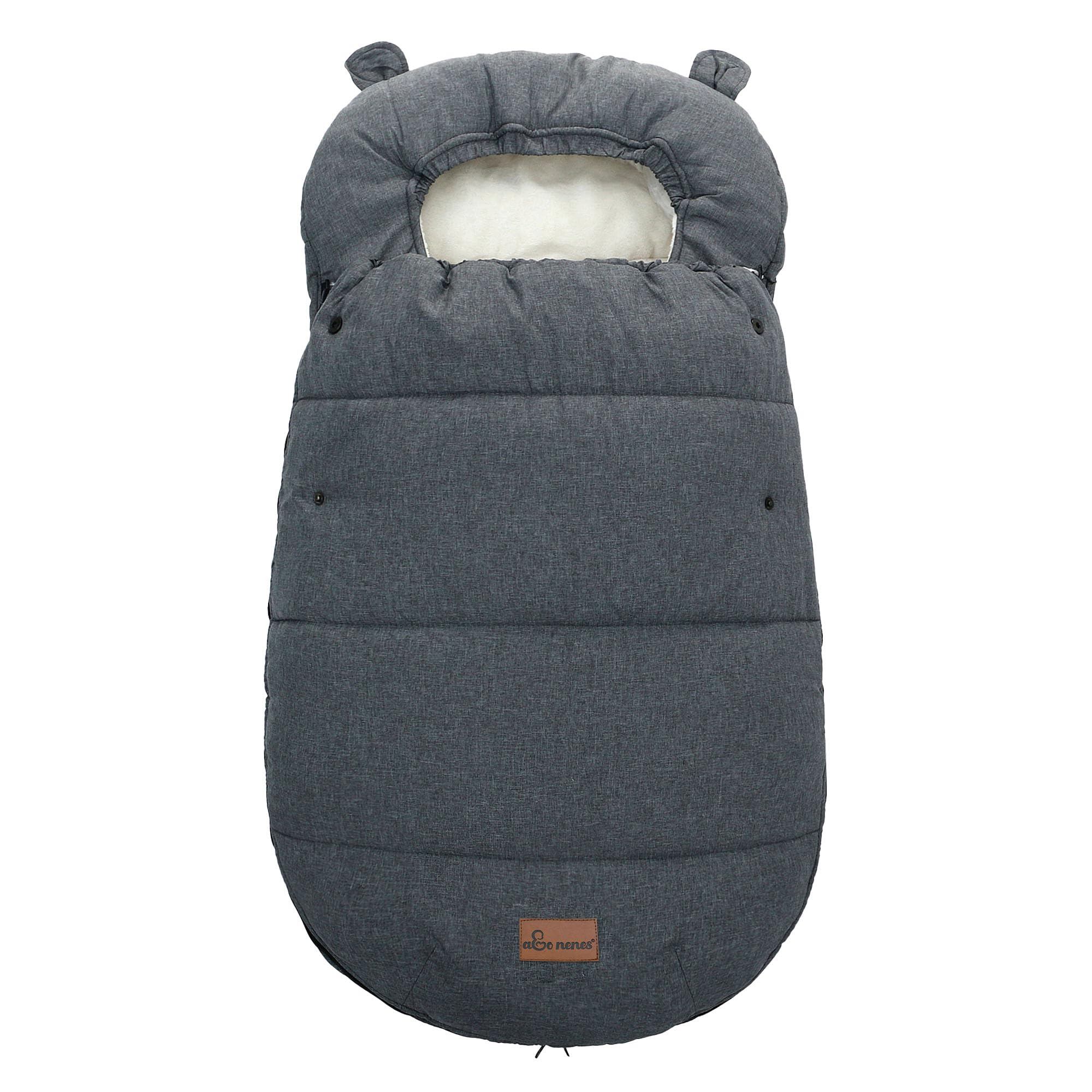 Universal para Cochecito De Bebé, De Invierno para Cochecito, Universal para Silla De Bebé, Color Gris Oscuro