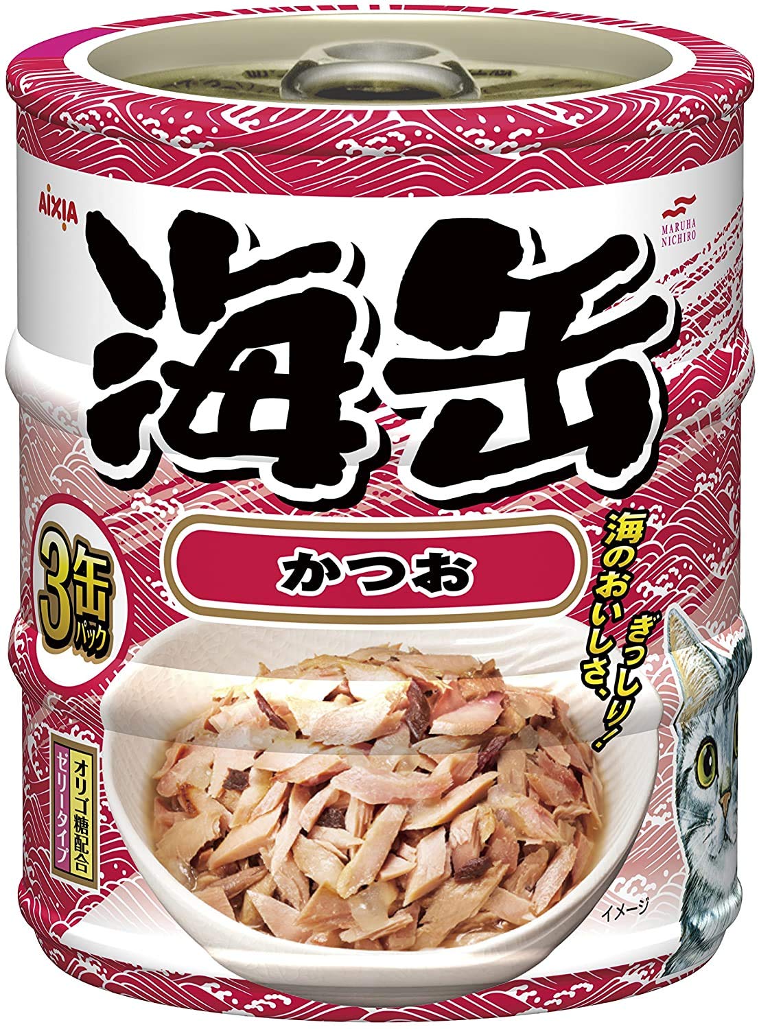 Amazon.co.jp: アイシア 海缶 (かつお ささみ入りかつお 削りぶし入り