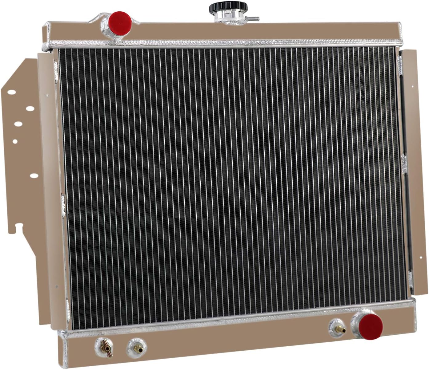 ALLOYWORKS 3 Row Core Aluminum Radiator for 1979-1993 Dodge D/W 100 150 200 250 300 350 D400 D450 Ramcharger RD200 5.2 5.9L V8