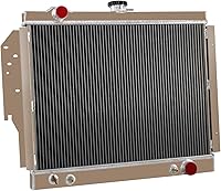 Vista 2 de ALLOYWORKS Radiador de aluminio de 3 filas para Dodge D/W 1979-1993 100 150 200 250 300 350 D400 D450 Ramcharger RD200 5.2 5.9L V8