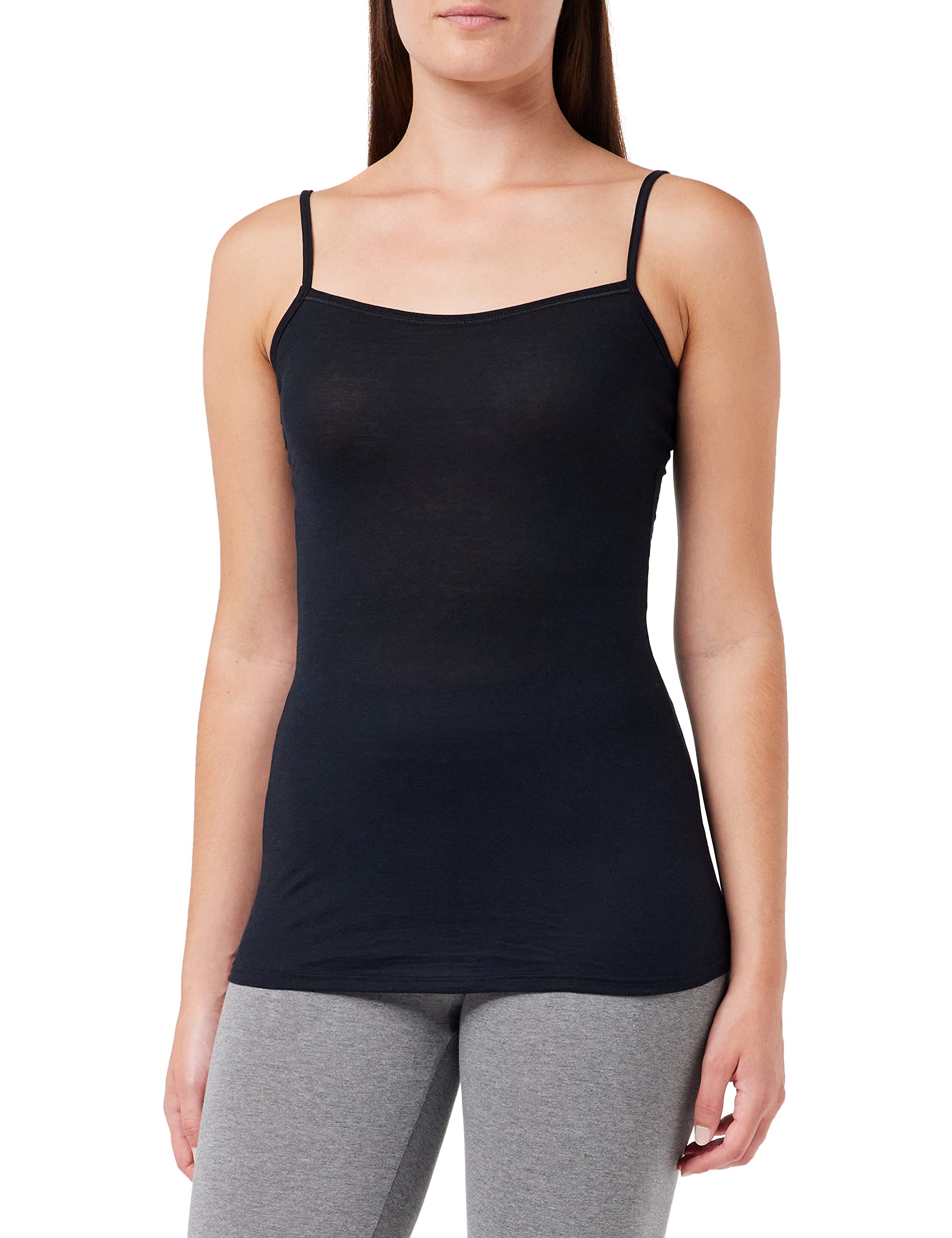 HANRO Women's Cotton Seamless Spaghetti Camisole 71600