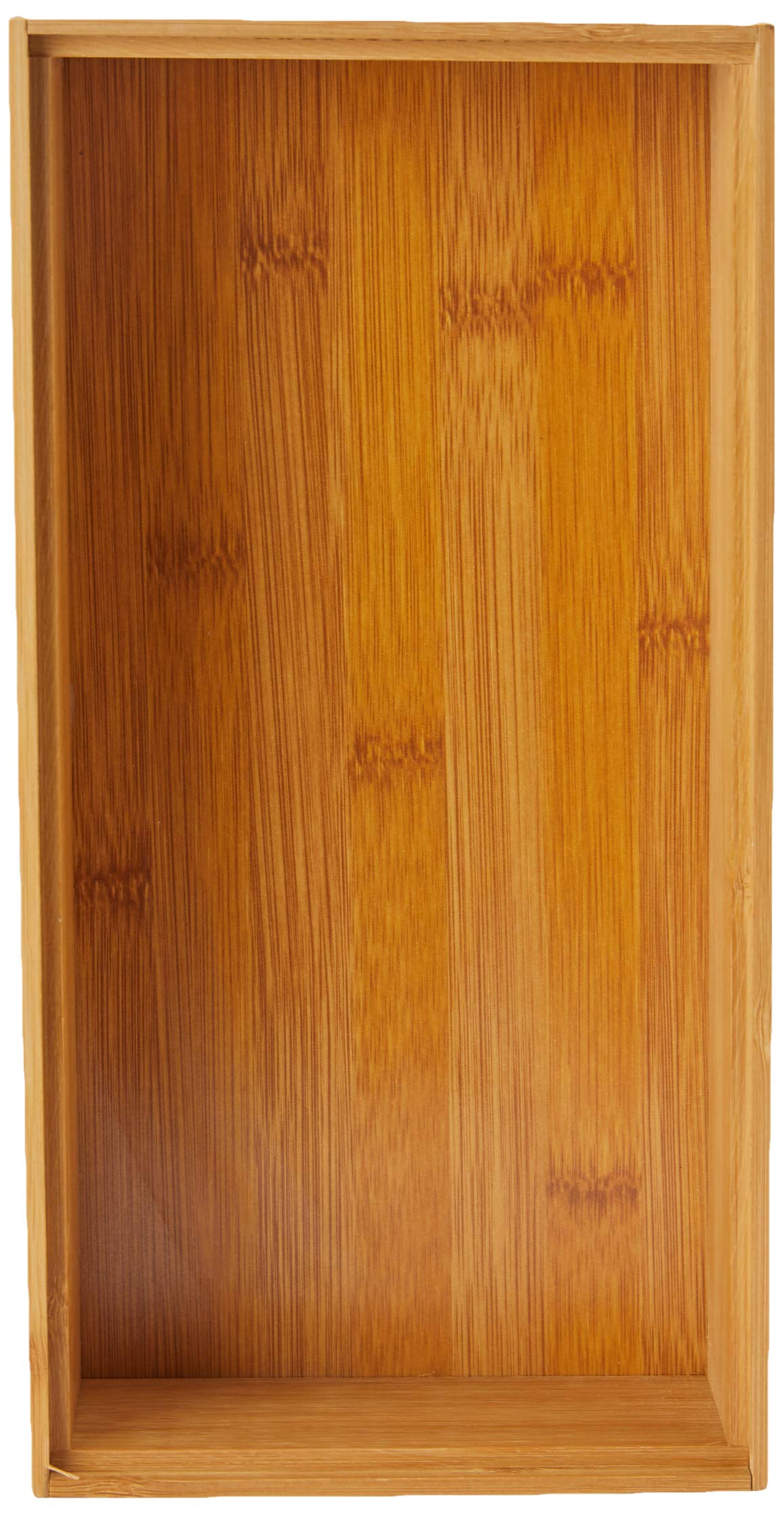 Zeller 13333 Scatola Salvaspazio, Bambú, Beige, 30x15x7 cm