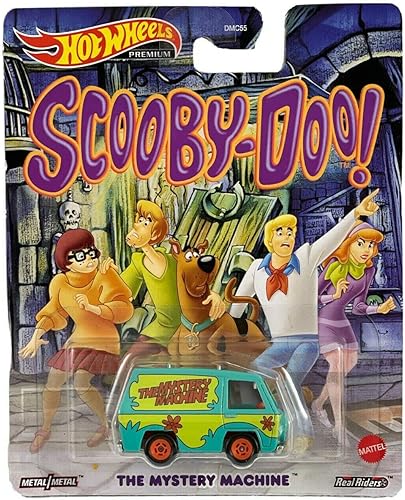 DieCast Hot Wheels Premium 2022 Real Riders Scooby Doo The Mystery Machine Escala 1:64