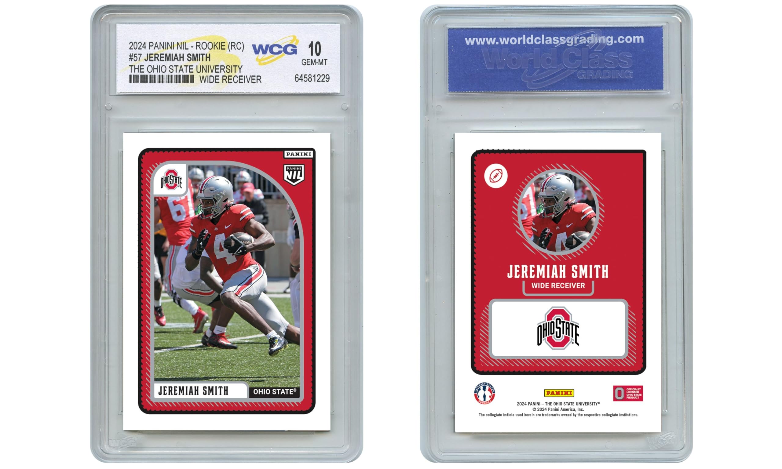 Amazon.com: 2024 Panini Nil Jeremiah Smith WR The Ohio State