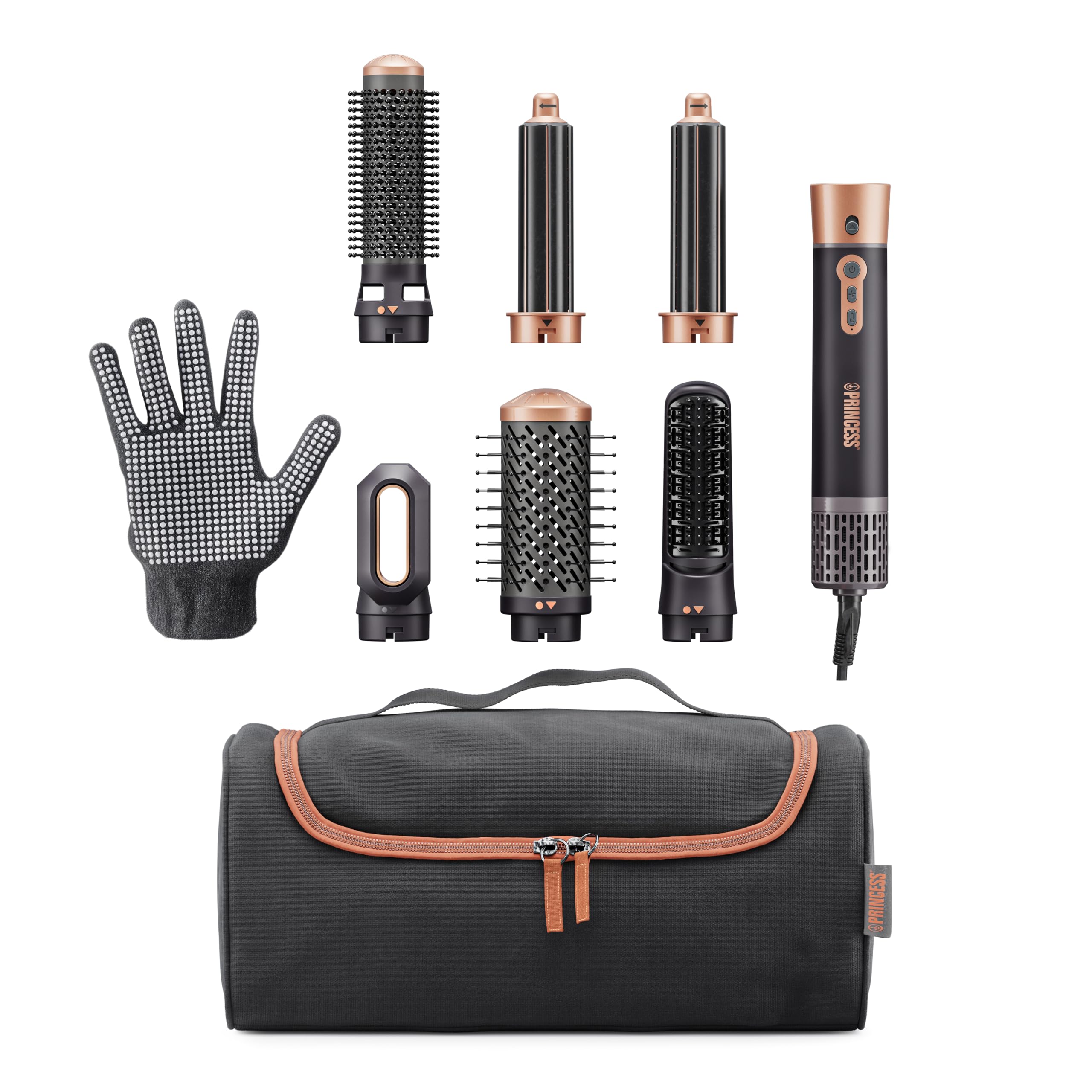 Princess Airstyler Plus, Herramienta de Peinado 6 en 1 con Motor DC, 1000 W