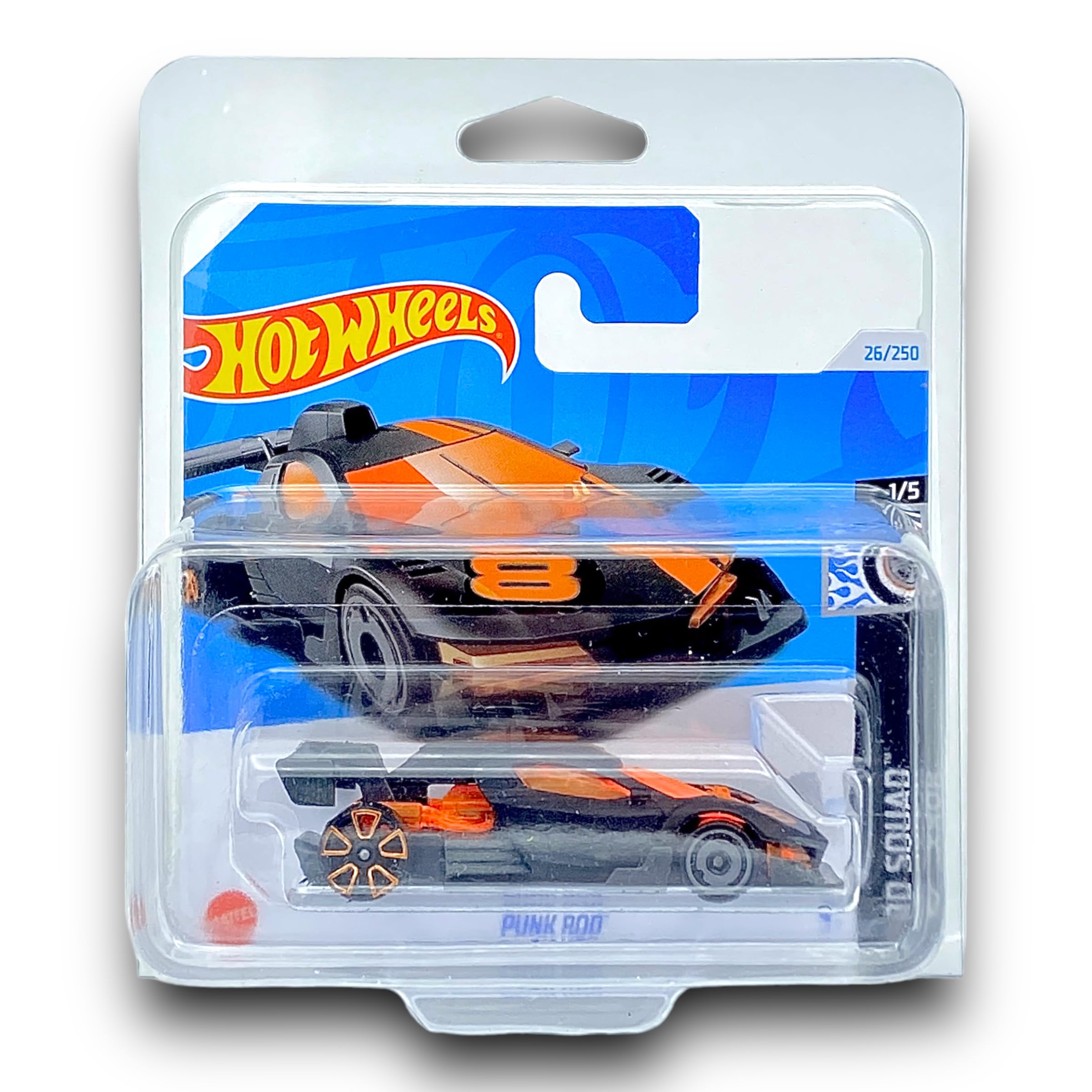 Hot Wheels Punk Rod (Matt Black & Orange) 1/5 Rod Squad - 2024-26