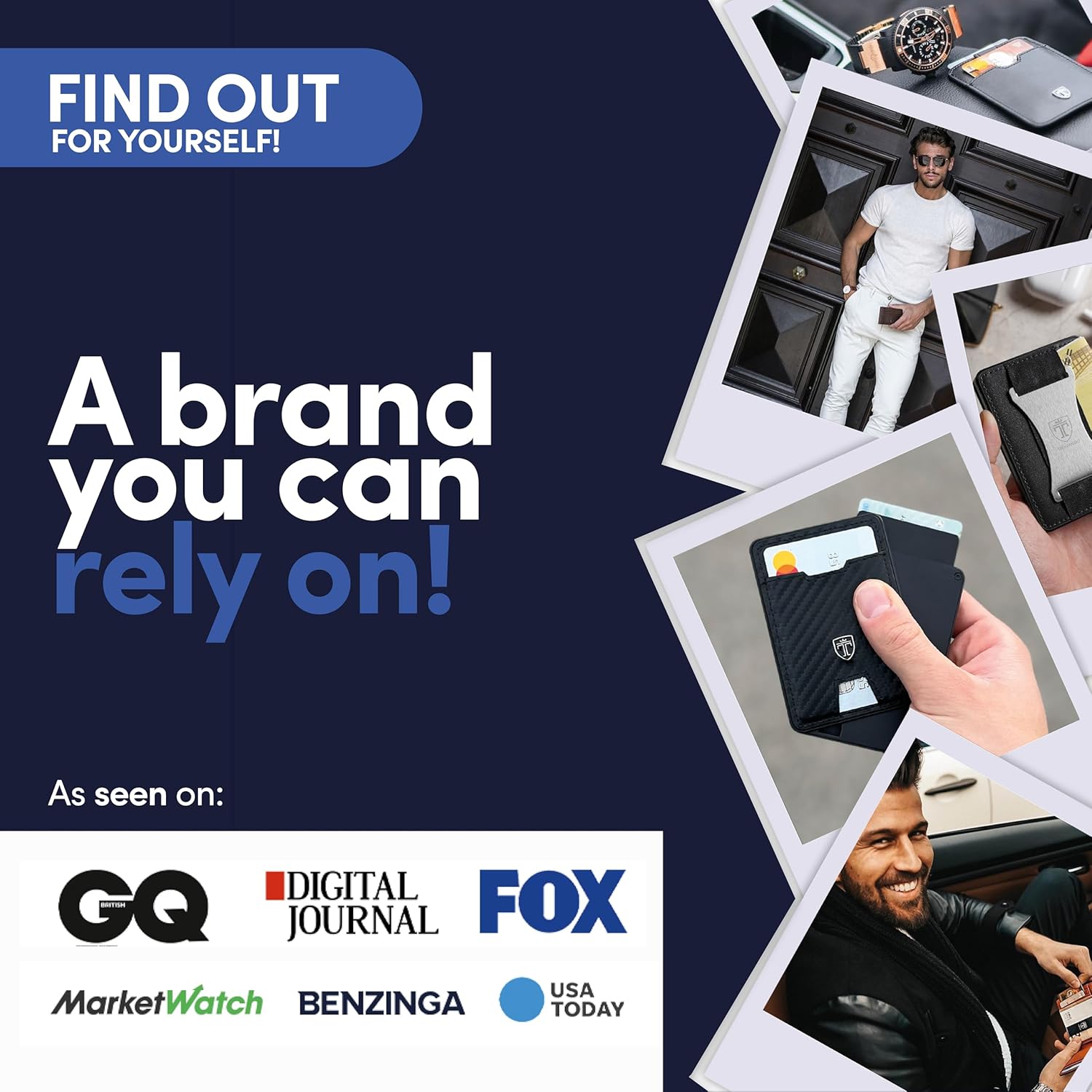 TRAVANDO SLYDE Aluminum Card Holder - RFID Blocking Slim Wallet for Men with Money Clip – Holds Up to 9 Cards – RFID Protected Credit Card Mens Wallet - Image 6