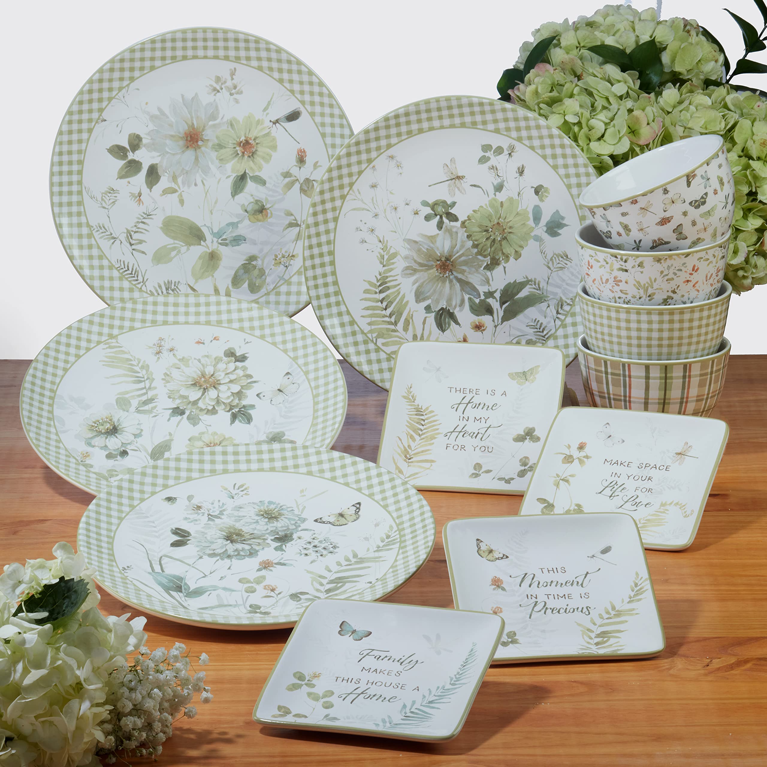 Certified International Green Fields Deep Serving Bowl, 11