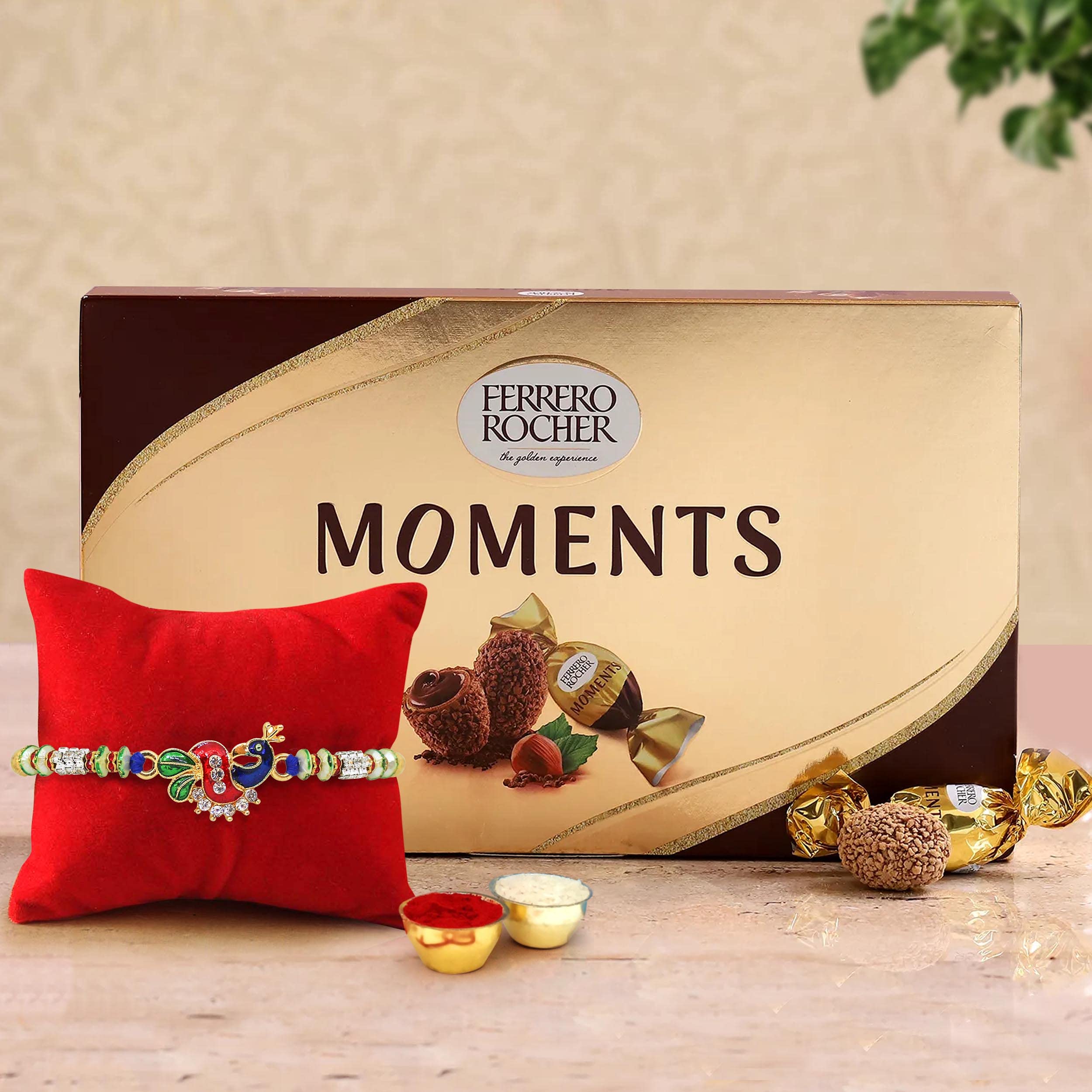 TIED RIBBONS Rakhi for Brother Chocolates combo with Gift