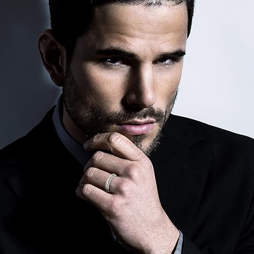 Miniatura 4 de Anillo giratorio de plata de ley 925 con texto en inglés "I am my beloved and my beloved is mine", anillo de canción de Salomón, anillo con texto en