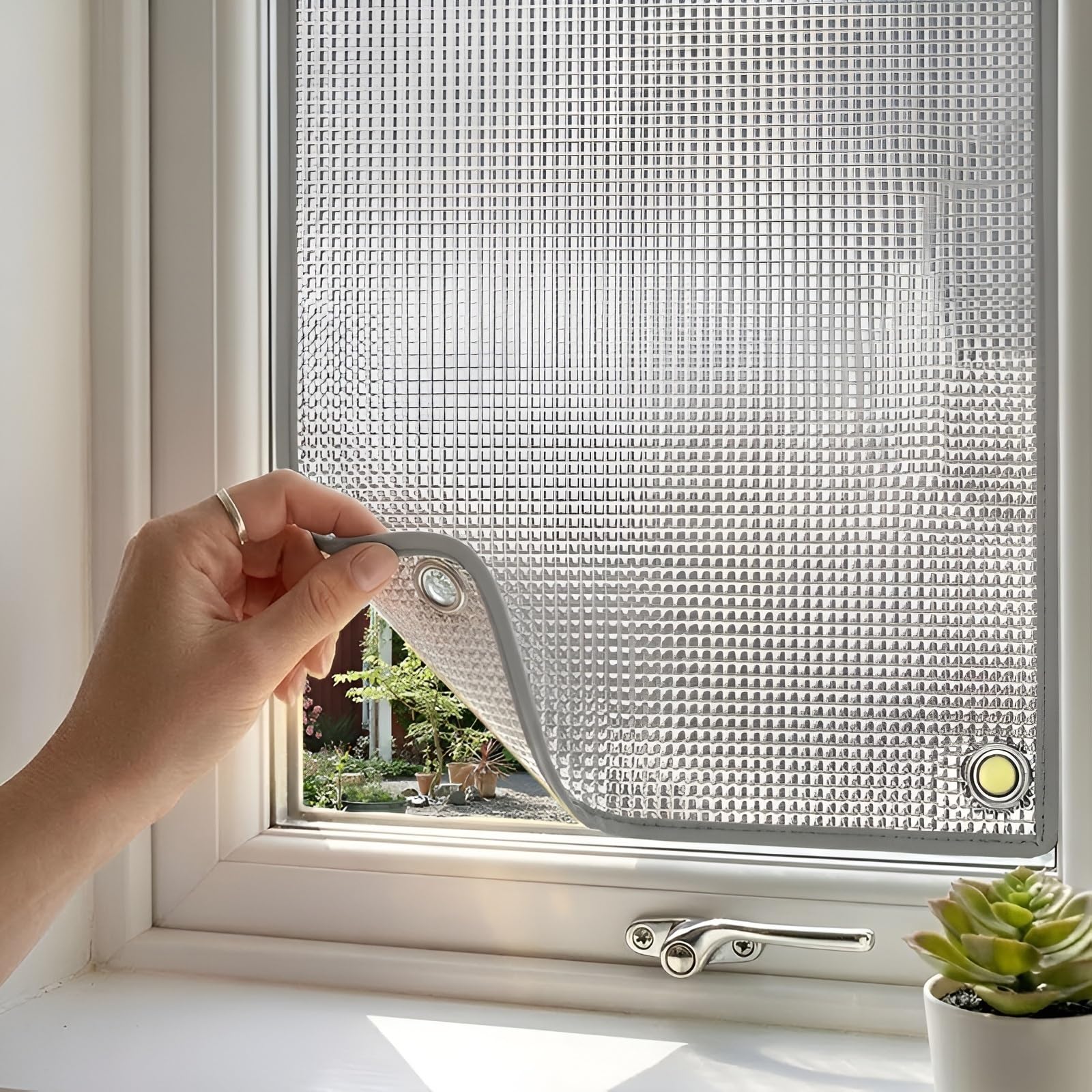 Film occultant pour fenêtres avec ventouses isolant pare-soleil maison