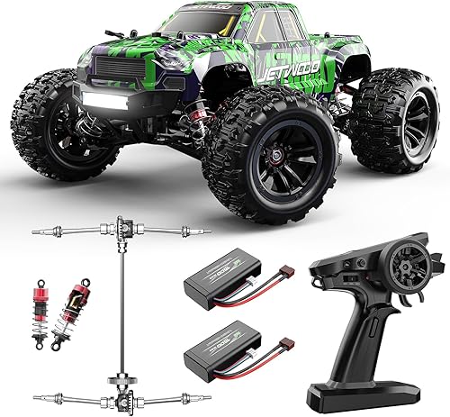 Jetwood Auto de control remoto rápido 1/16 para adultos, autos eléctricos 4WD RTR RTR, camiones RC de alta velocidad regalos para niños, máximo 38