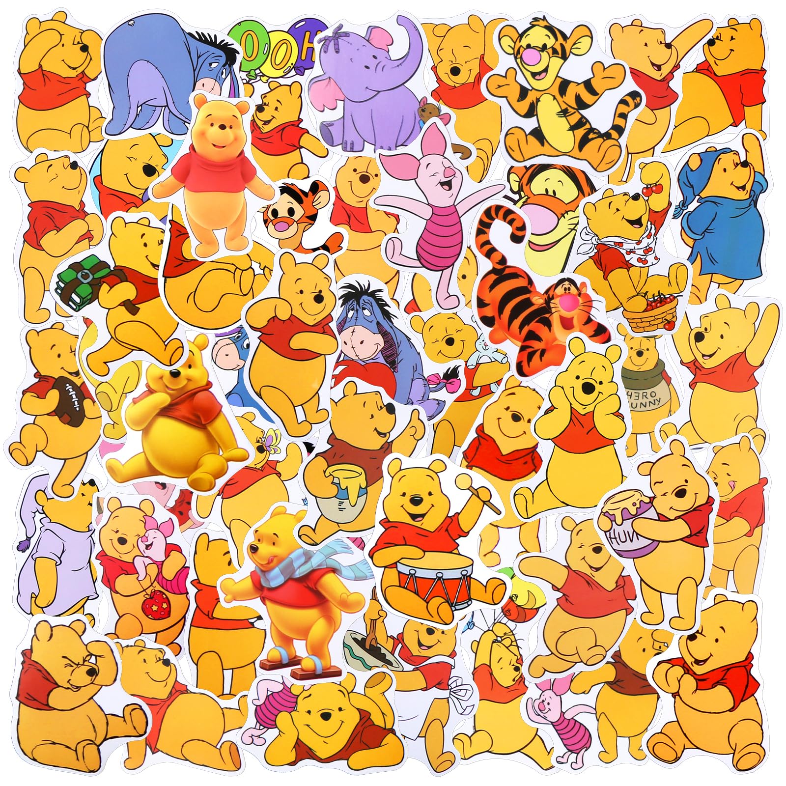Yumcute 50PCS Cute Stickers, Kawaii Vinyl Waterproof for Skateboard Guitar Laptops Scrapbook Phones Bike Suitcase