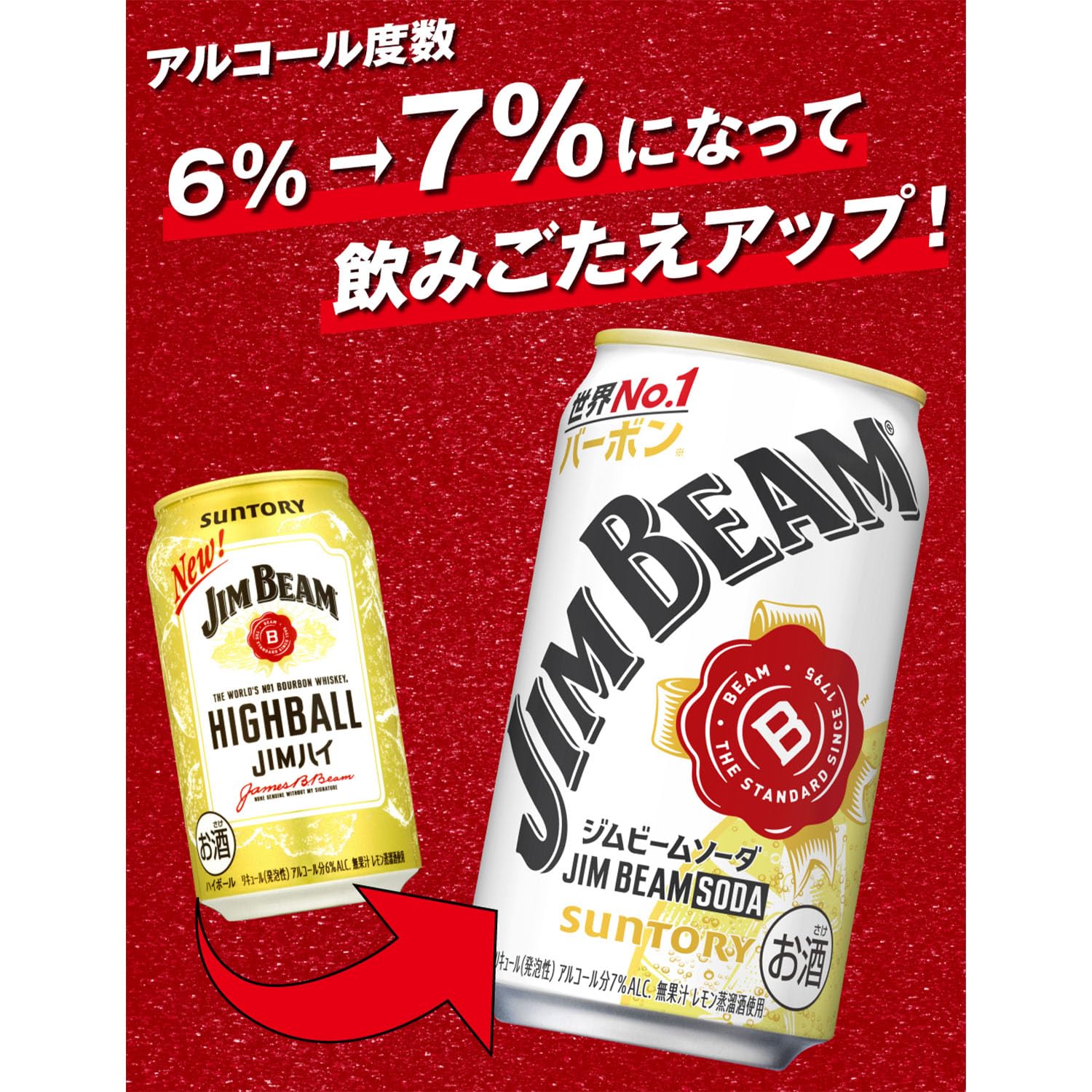 Amazon.co.jp: Jim Beam ジムビーム ソーダ 350ml×48本 [サントリー