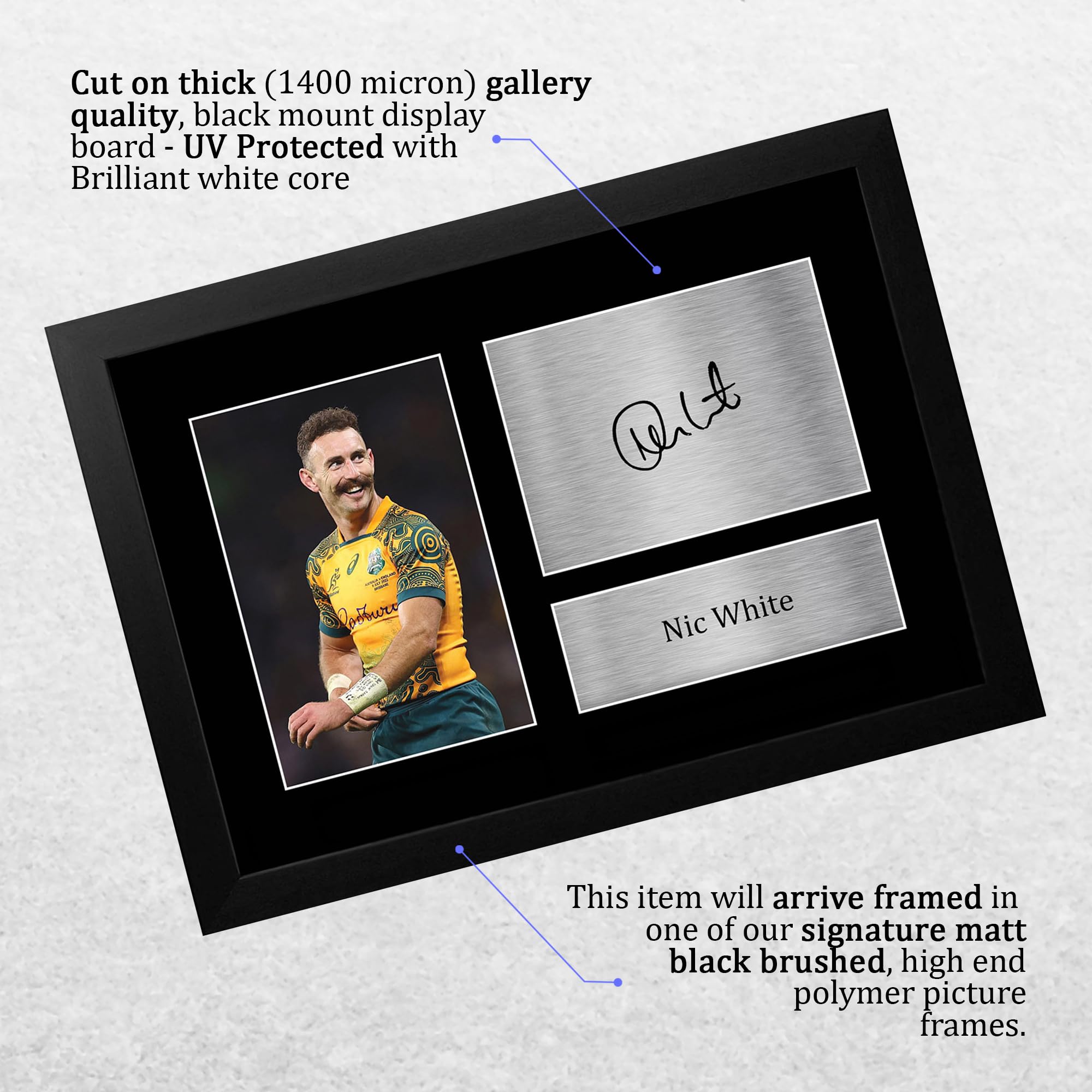 Amazon.co.jp: HWC Trading Nic White Australia Gifts ラグビー