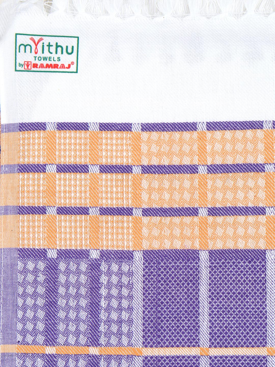 RAMRAJ Cotton Bath Towels - Assorted Colors (Pack of 2) -4