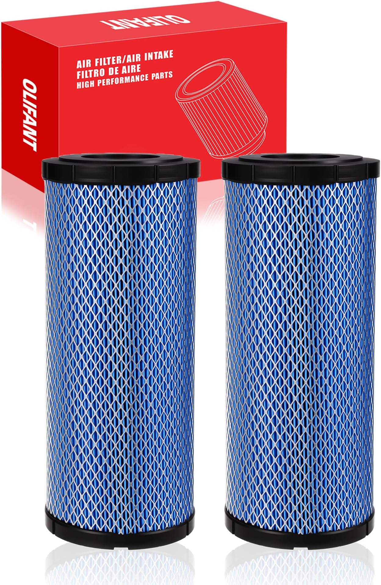 2pcs Air filters For Polaris General 1000 4/RZR 900 4 S/RZR S 1000/Ace 900 7082115 7081937 Olifant