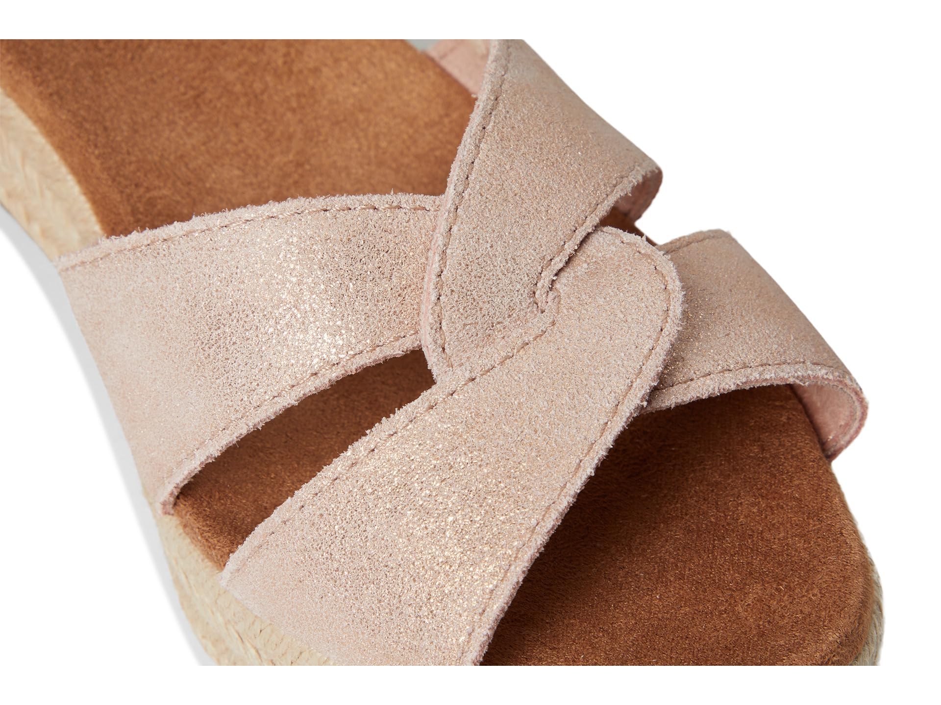 TOMS Women's Isla Heeled Sandal: 8 Pale Rose Suede