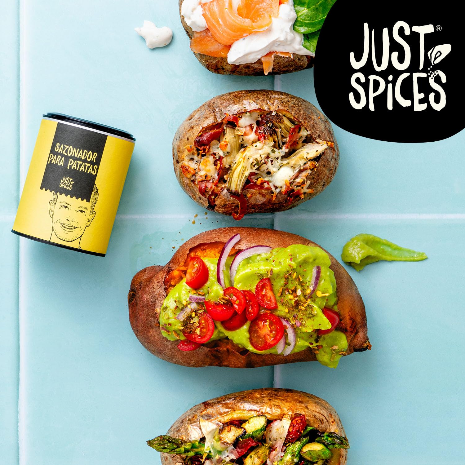 Just Spices Sazonador para Patatas, 60 g I El sabor que tus platos con patatas necesitan