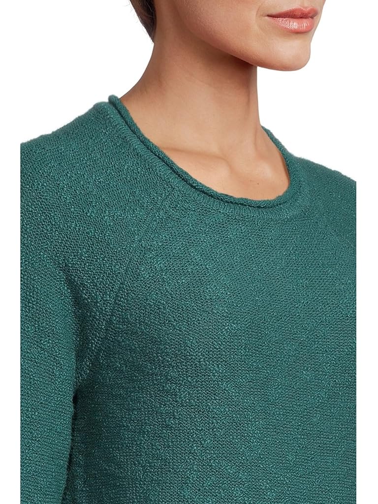 Green L.L.Bean Midweight Cotton Slub Rollneck Pullover