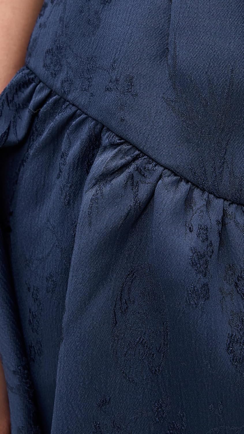 Another Girl Women's Jaquard Mini Dress with Velvet Bows - Image 6