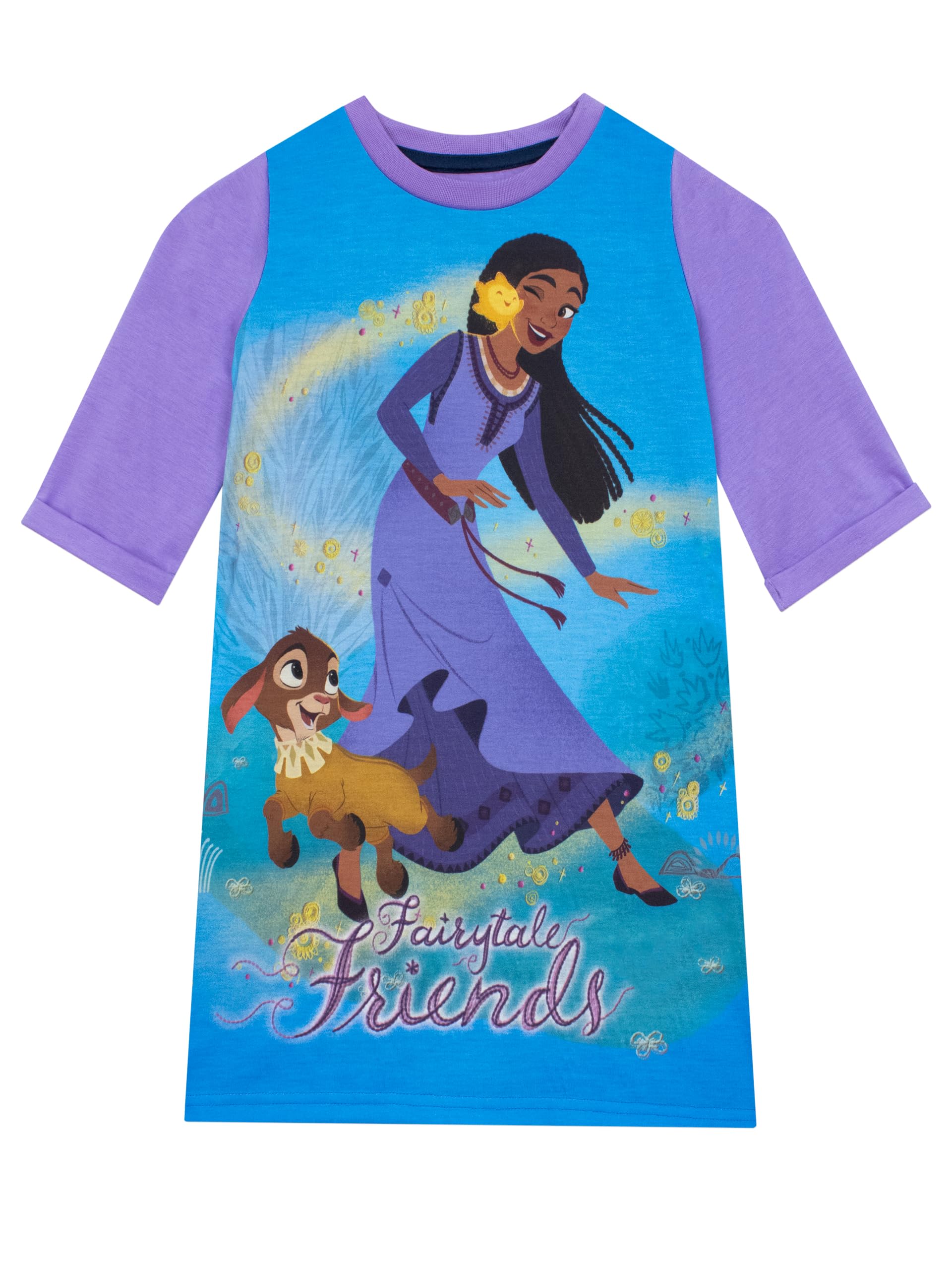 Disney Camison Nina Wish | Wish Pijama Niña | Camisón Niña