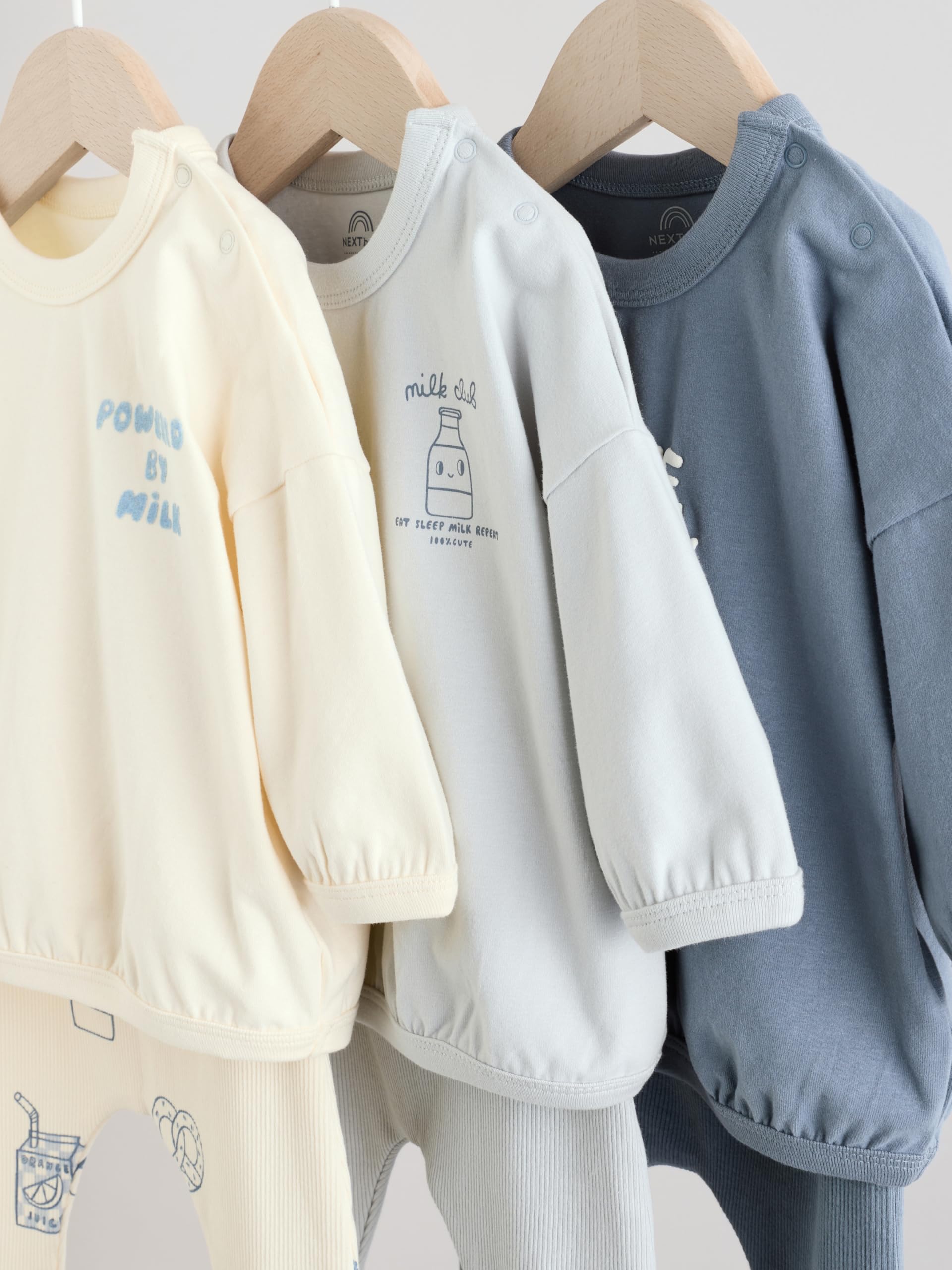 NEXT Baby Jungen Standard 6-teiliges Baby Set mit Oberteilen und Leggings