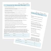 Vista 6 de Formularios de ingesta de cliente para terapeuta de masaje, notas de consentimiento, jabón Formularios para tratamiento y técnica de historial