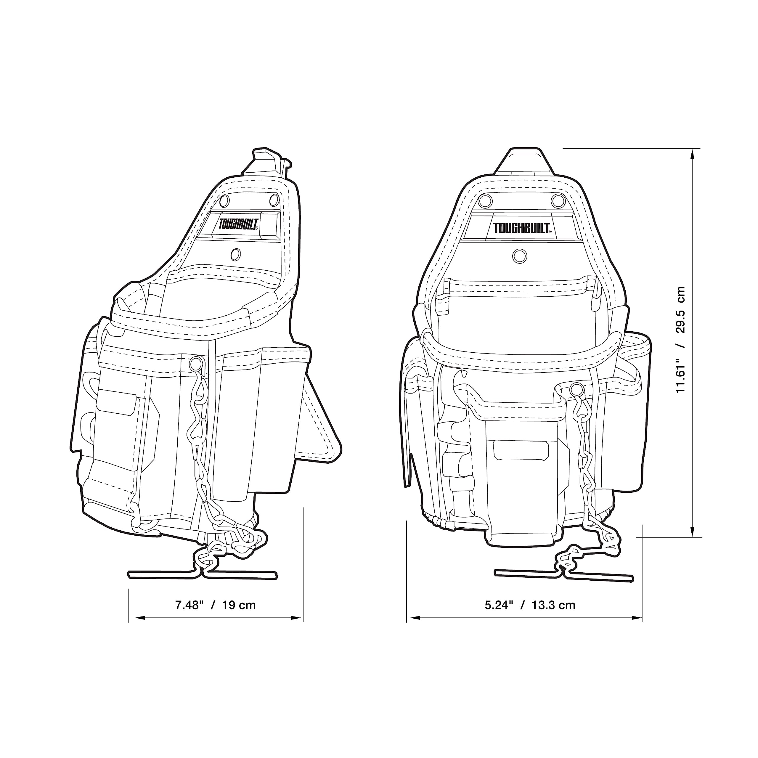 ToughBuilt TOU-CT-34 Petite pochette pour électricien