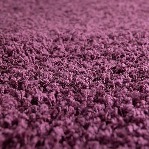 Miniatura 9 de Unique Loom Zuniga Solid Shag Collection - Alfombra moderna de felpa marrón arena (8' 0 x 10' 0)