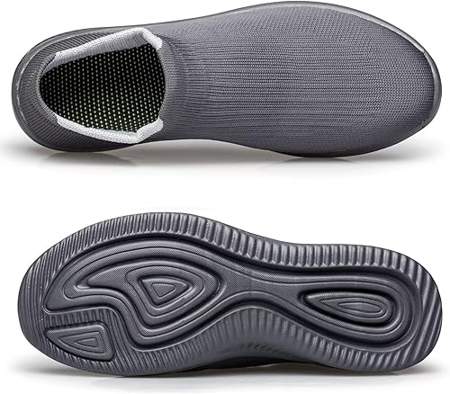 Vista 4 de vibdiv Zapatos para caminar para mujer, informales, ligeros, cómodos, transpirables, fáciles de poner, zapatillas de mujer