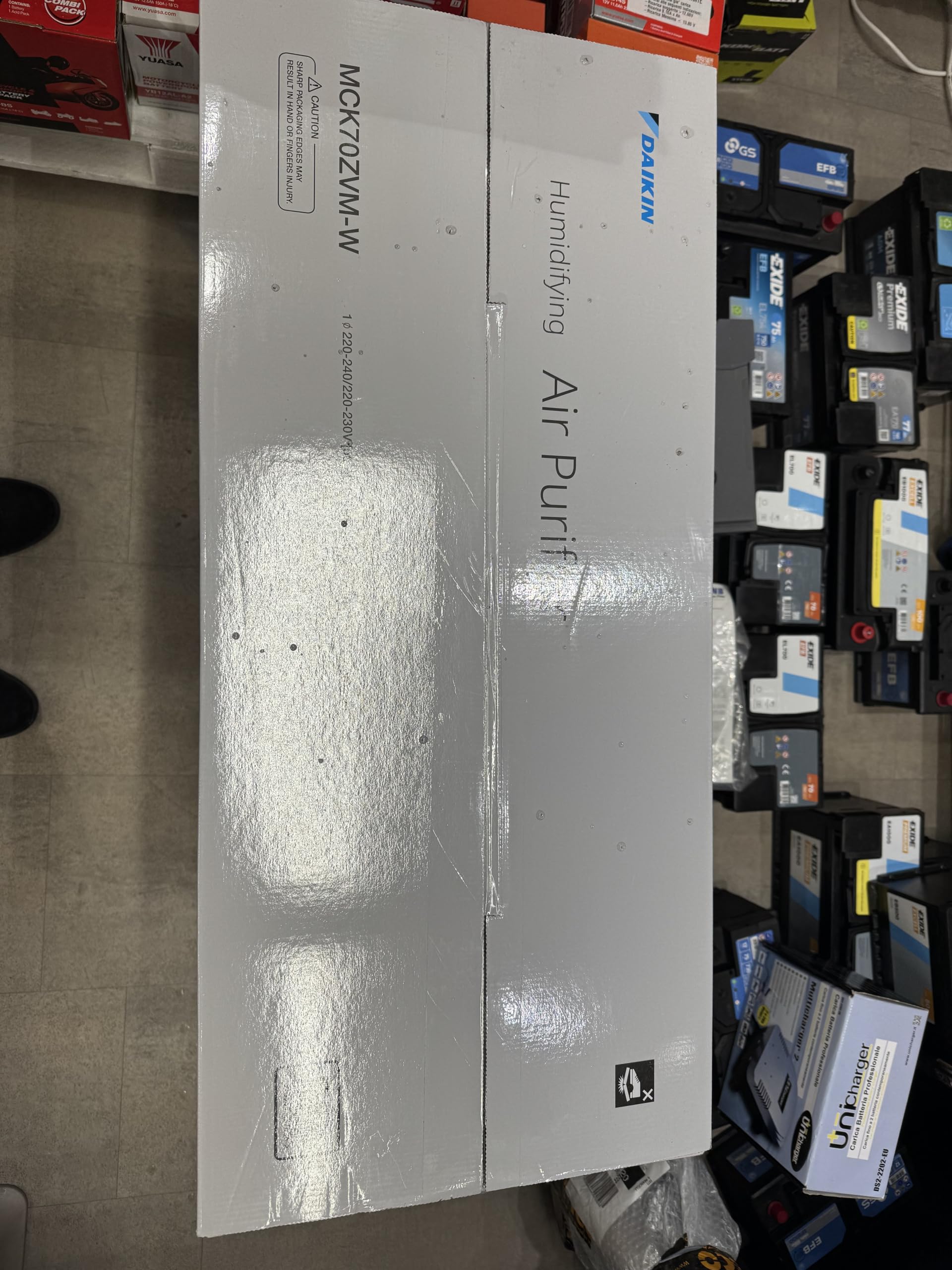 Daikin Purificatore d'Aria con Umidificatore, Tecnologia Streamer, Bianco