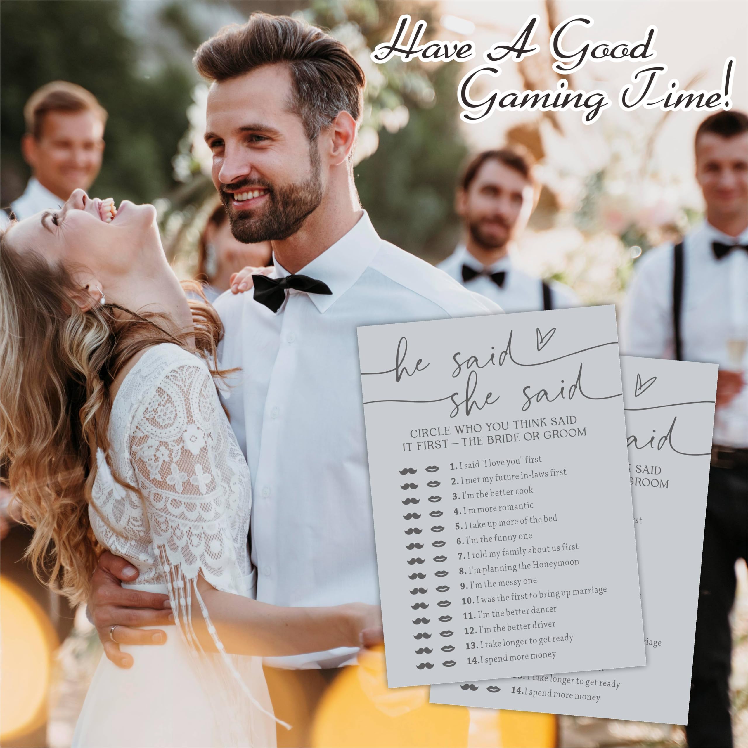 Wedding Advice Cards For Guests - Pack Of 25, 5x7 Minimalist Bridal Shower Cards, Engagement Party Game & Favors