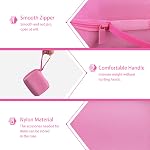 co2CREA Hard Case Replacement for OMRON Evolv Bluetooth Wireless Upper Arm Blood Pressure Monitor BP7000 HEM-7600T-BK (Pink Case)