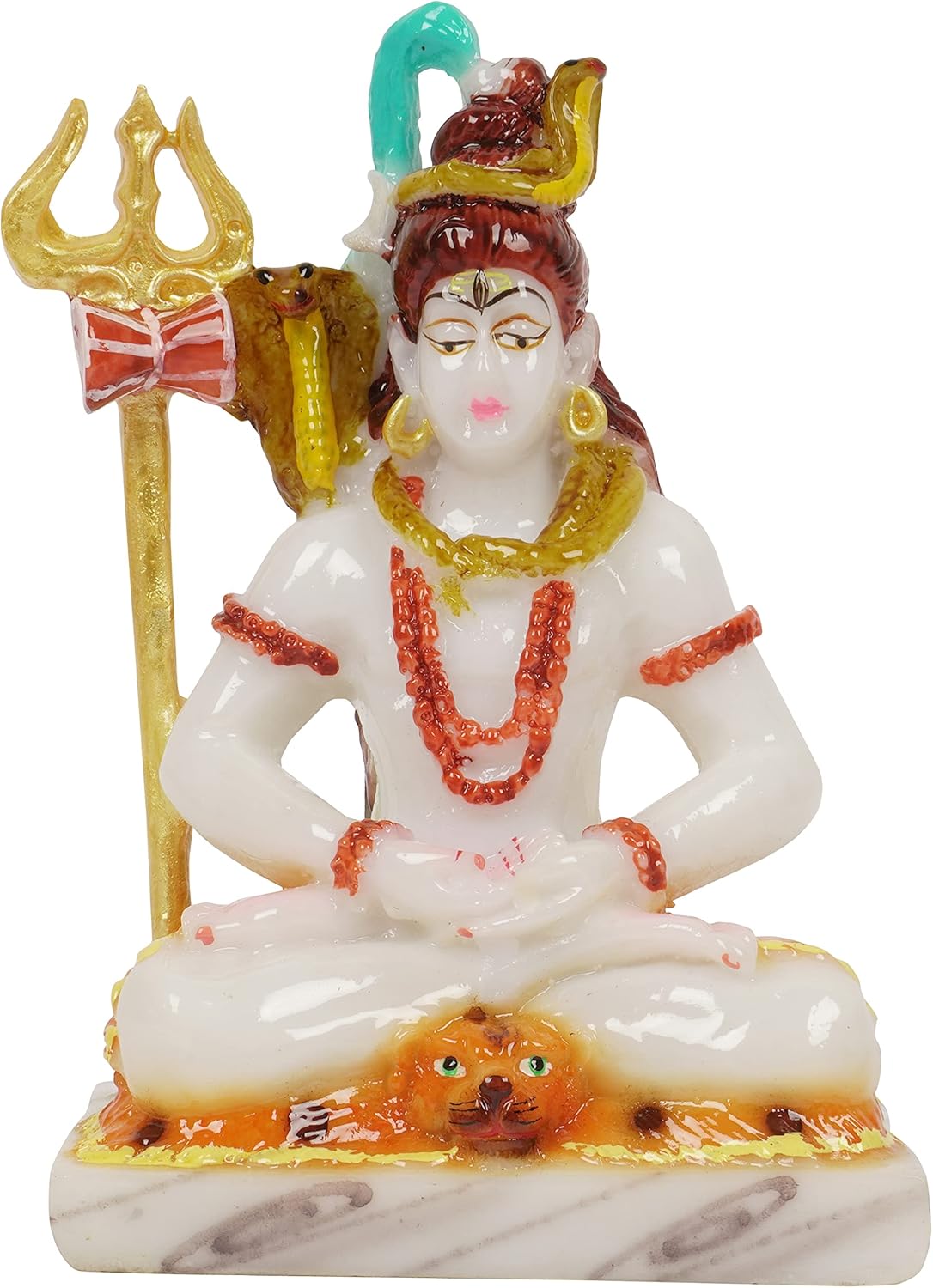 Hindu God Lord Shiva Idol Murti Spiritual Figurine Religious Showpiece Home & Office Table Decor -BW