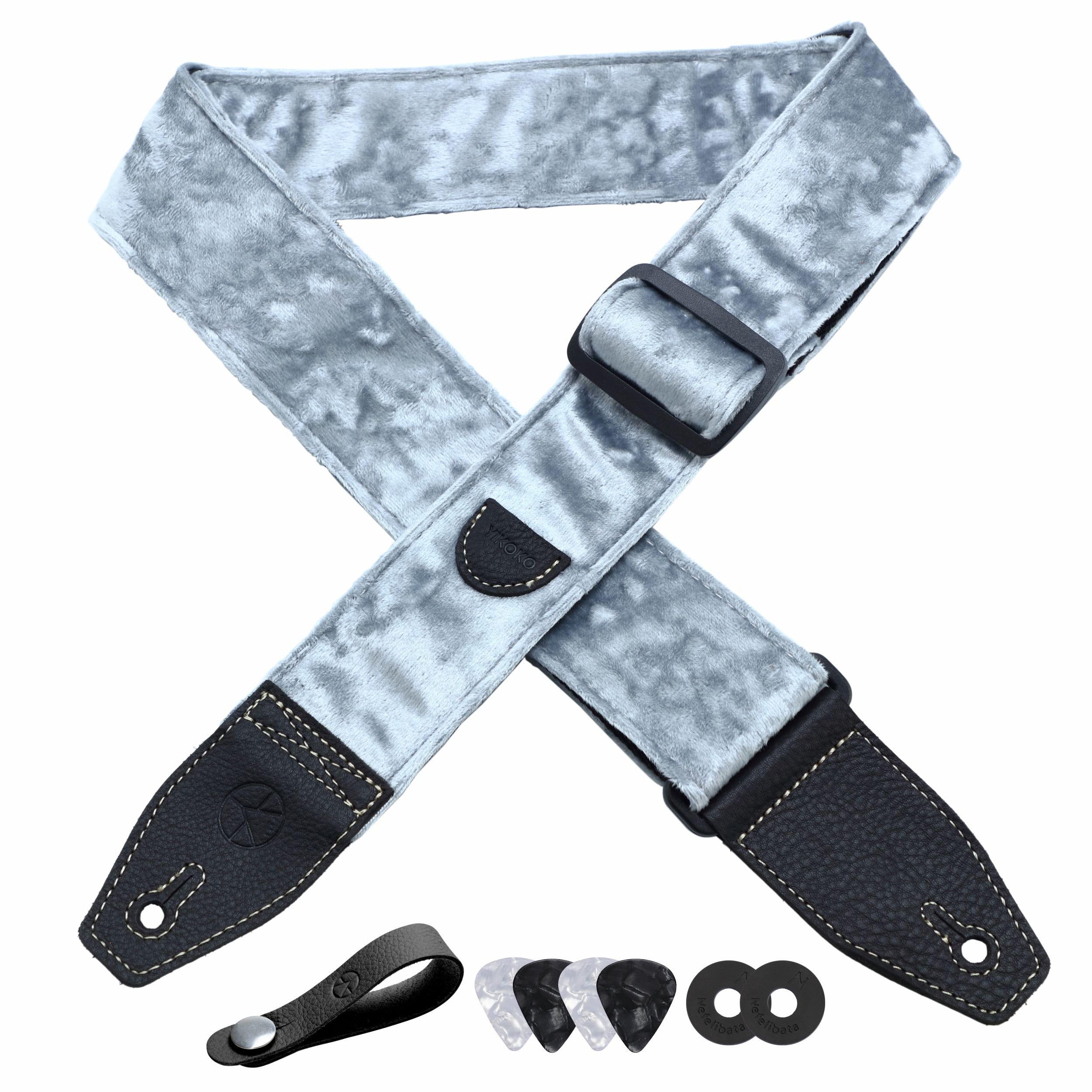 Padwa Lifestyle Guitar Strap - 2" Velvet Full Grain Leather End Guitar Straps 219-222,310-311