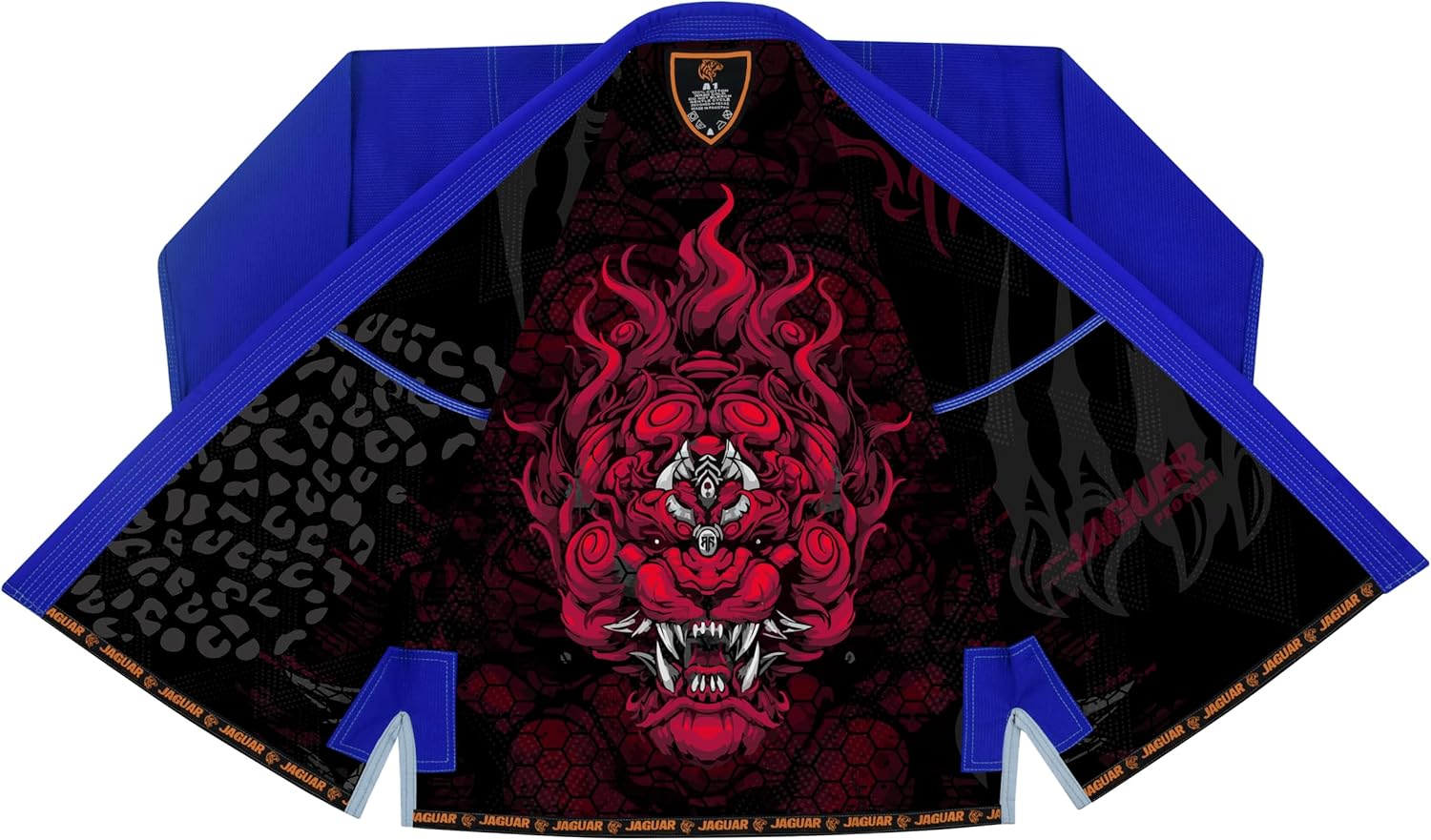 – Samurai ONI Inner Sublimated Pro Brazilian Jiu Jitsu BJJ Kimono Gi Uniform Unisex - Belt Included